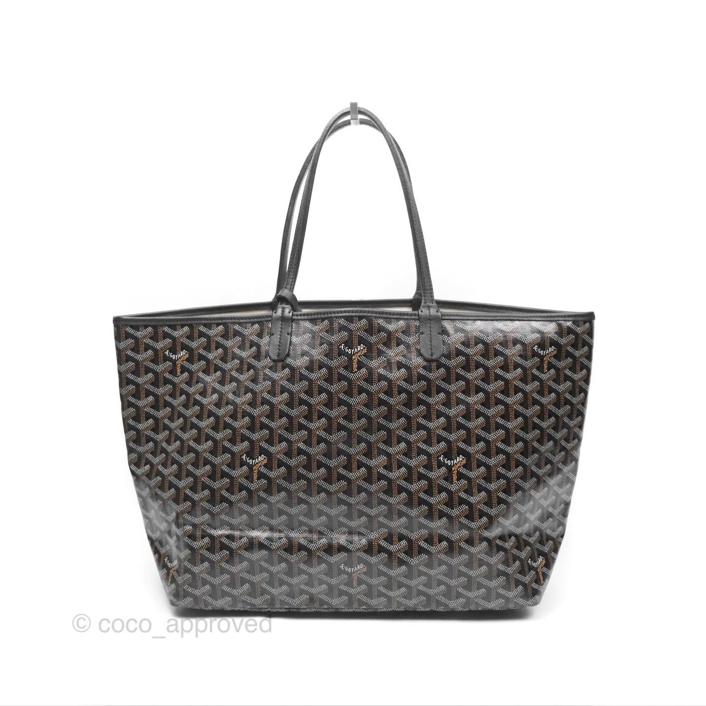 Goyard St Louis Tote PM ⁣⁣⁣⁣⁣⁣⁣⁣⁣⁣⁣⁣⁣⁣⁣⁣⁣⁣⁣⁣Goyardine Canvas Black
