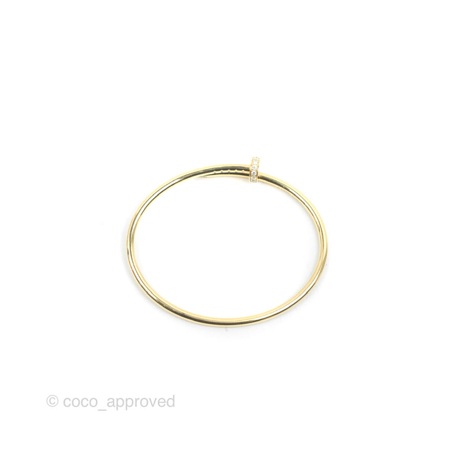 Cartier Juste Un Clou Bracelet 18K Yellow Gold Diamond