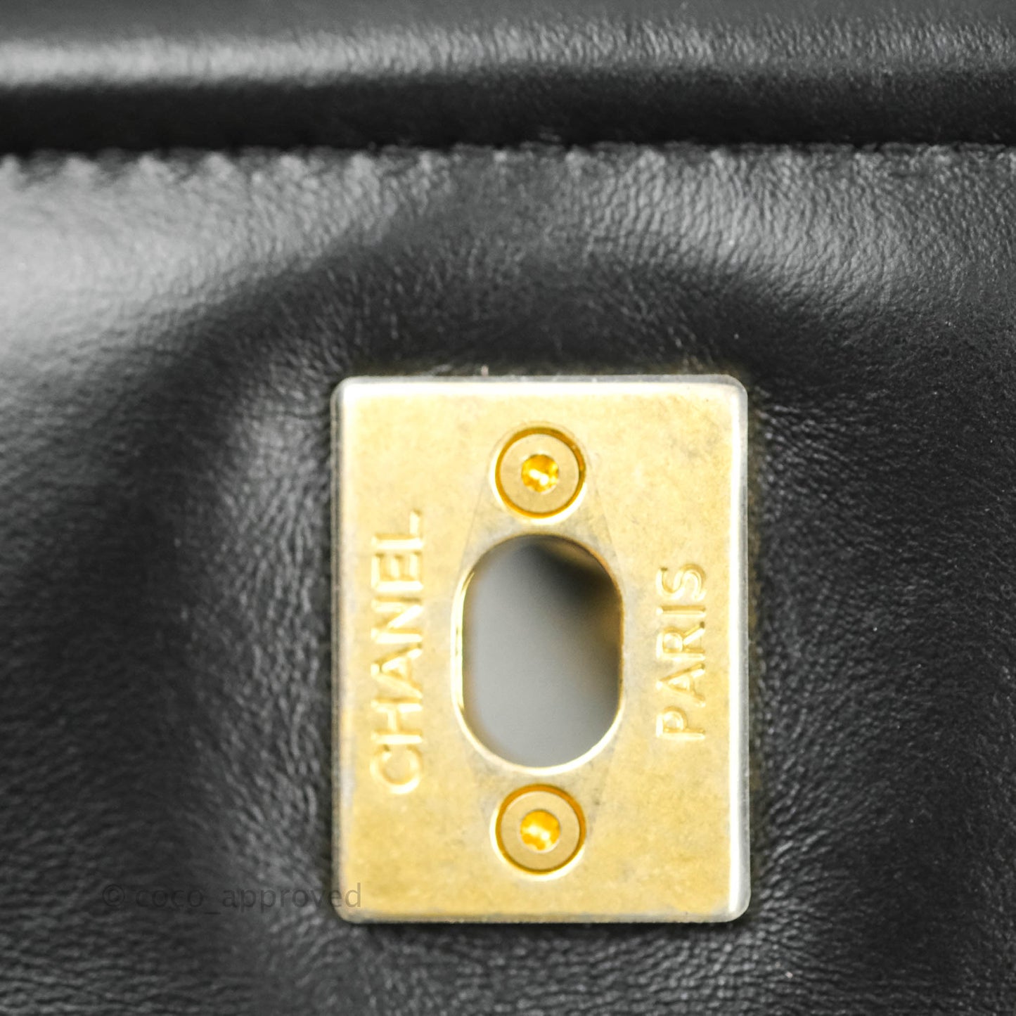 Chanel Clutch With Chain (O-purse-vanity With Chain) Black