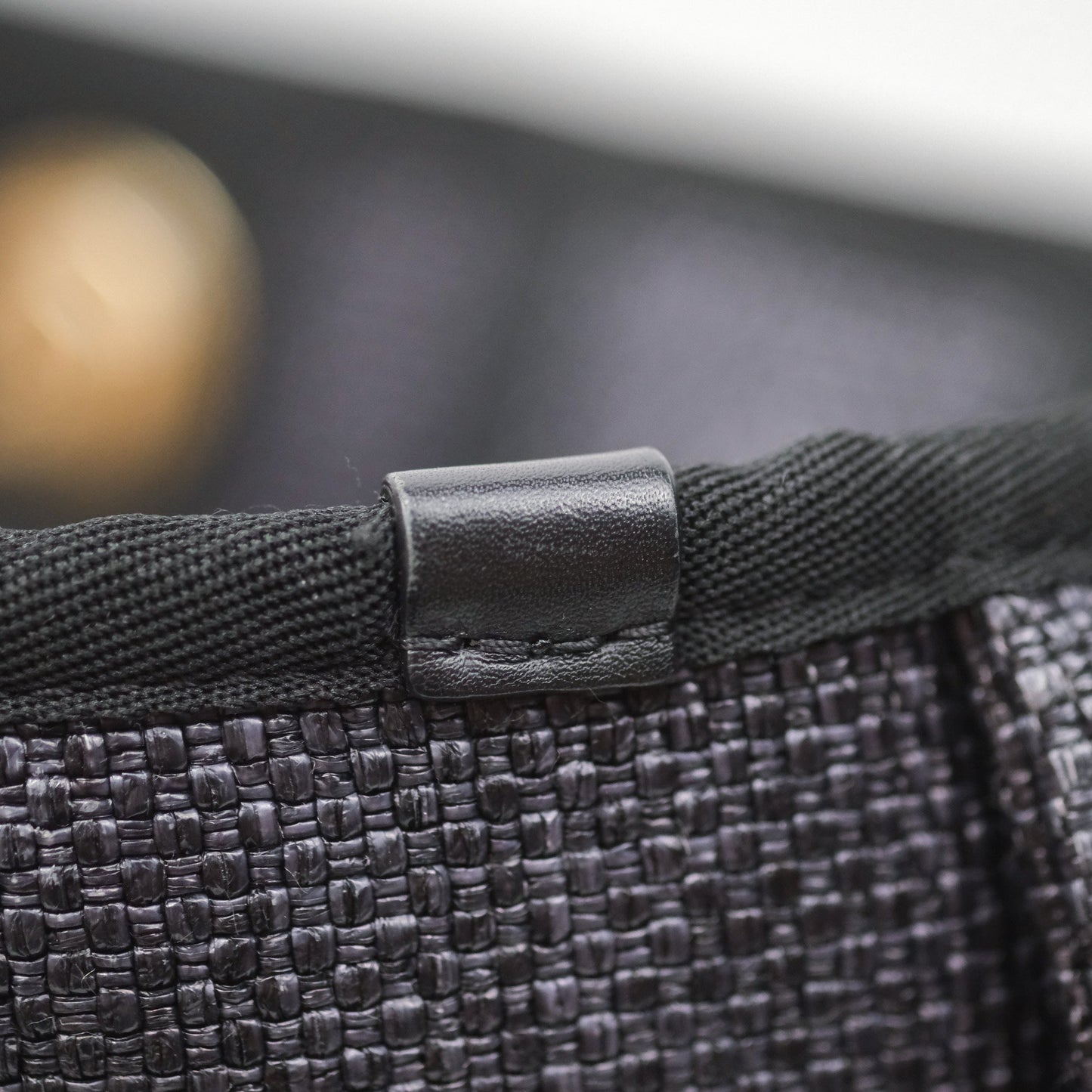Chanel Medium Deauville Tote Black Canvas Gold Hardware