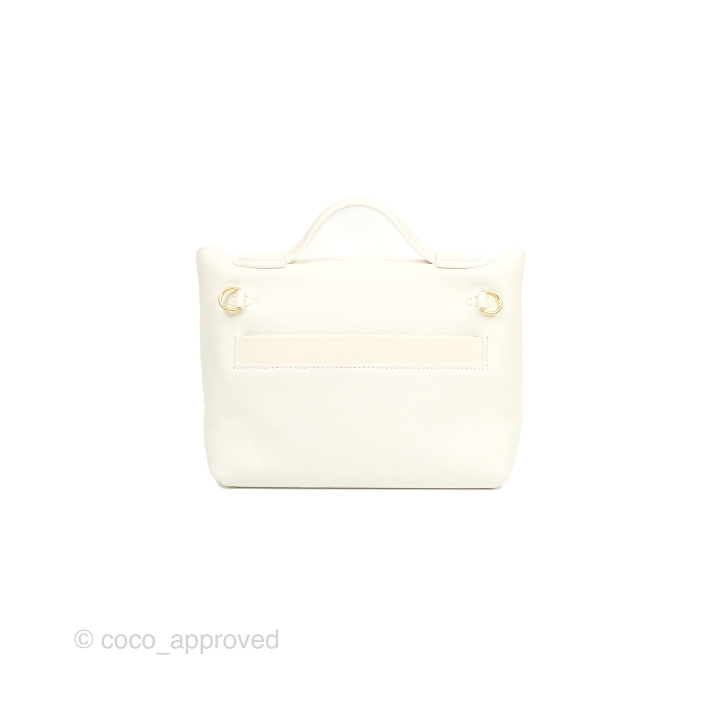 Hermès 24/24 21 Mini Blanc/Nata Evercolour/Swift Gold Hardware