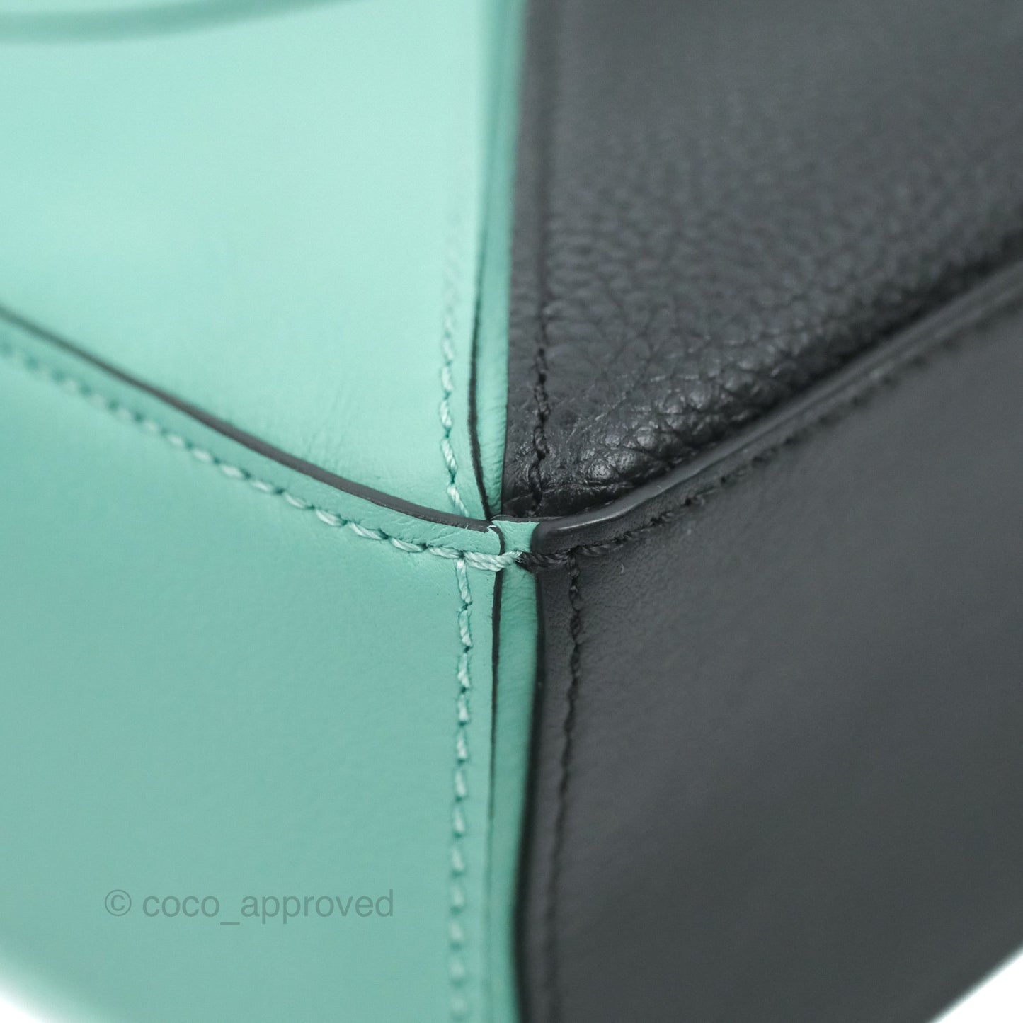 Loewe x Spirited Away Mini Puzzle Mint Calfskin