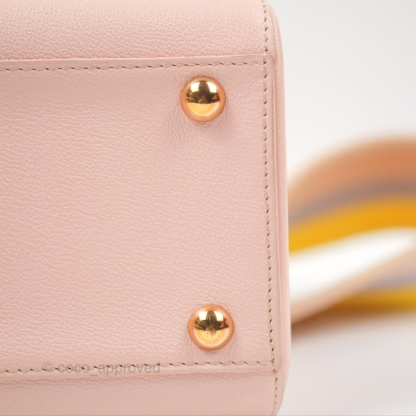 Delvaux Brillant East West Top Handle Bag Nude Pink Rose Gold Hardware