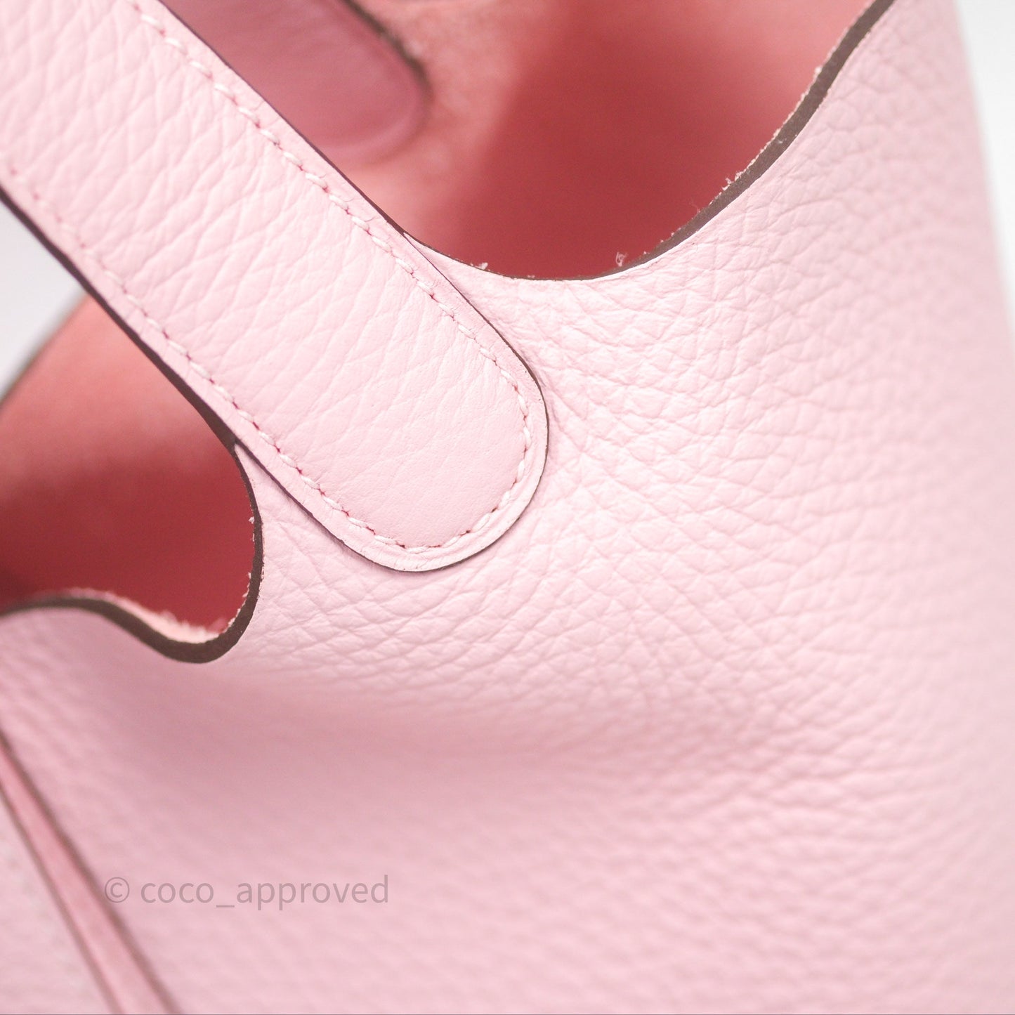 Hermès Picotin 18 Rose Sakura 3Q Clemence Palladium Hardware