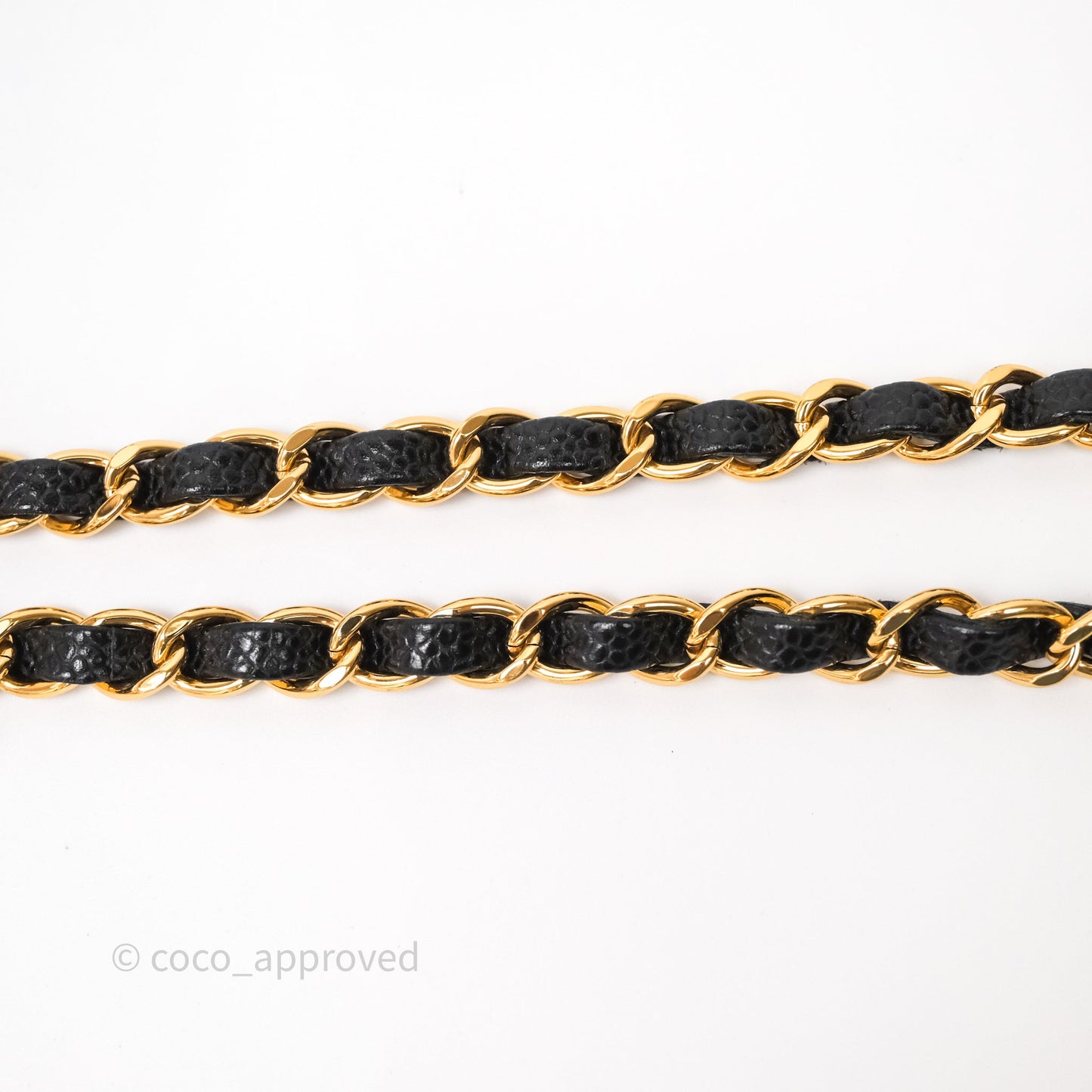 Chanel Classic M/L Medium Flap Quilted Black Caviar Gold Hardware
