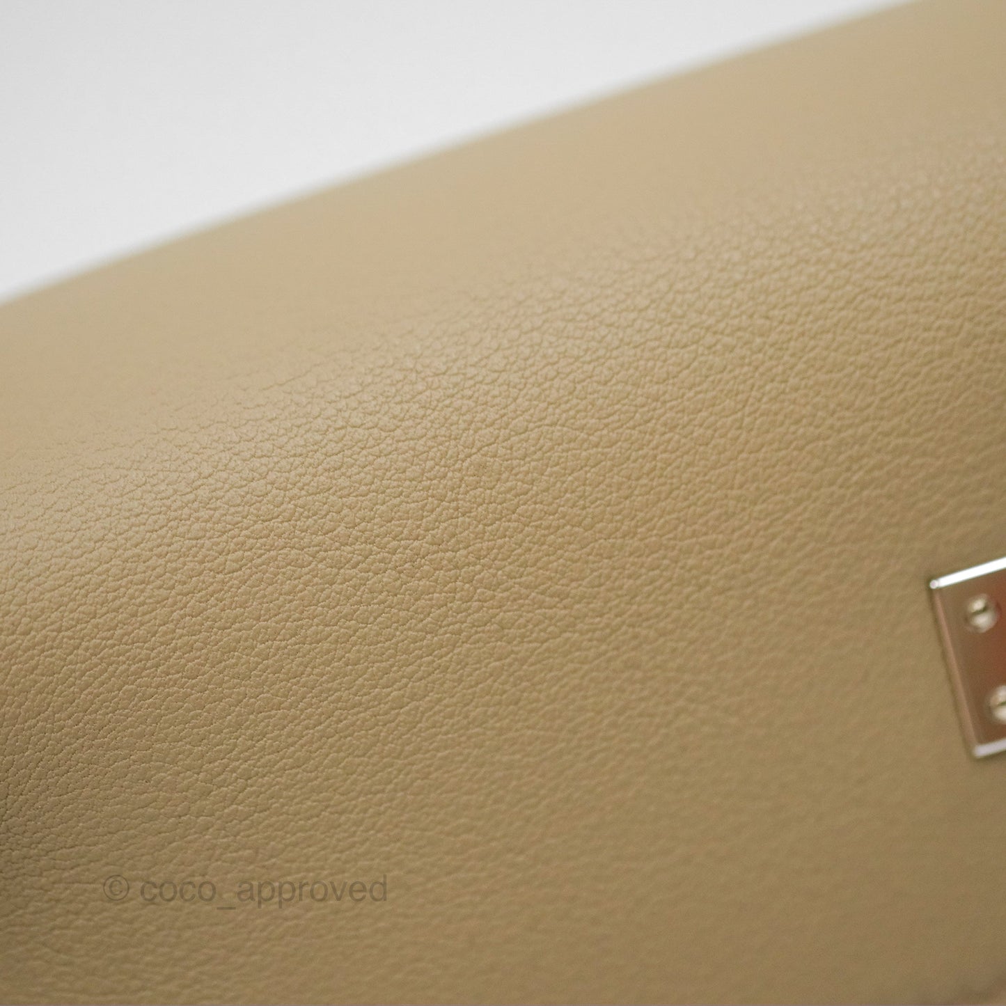 Hermès Kelly Danse II Bag Beige Marfa Palladium Hardware
