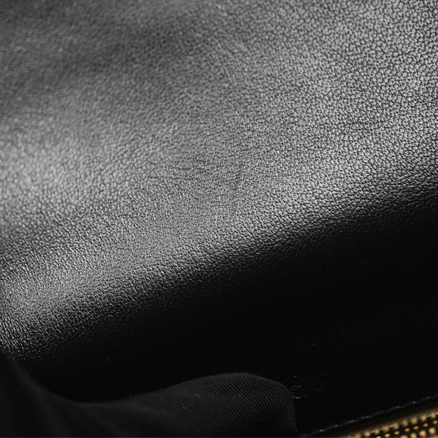 Chanel Pearl Crush Mini Square Quilted Black Lambskin Aged Gold Hardware