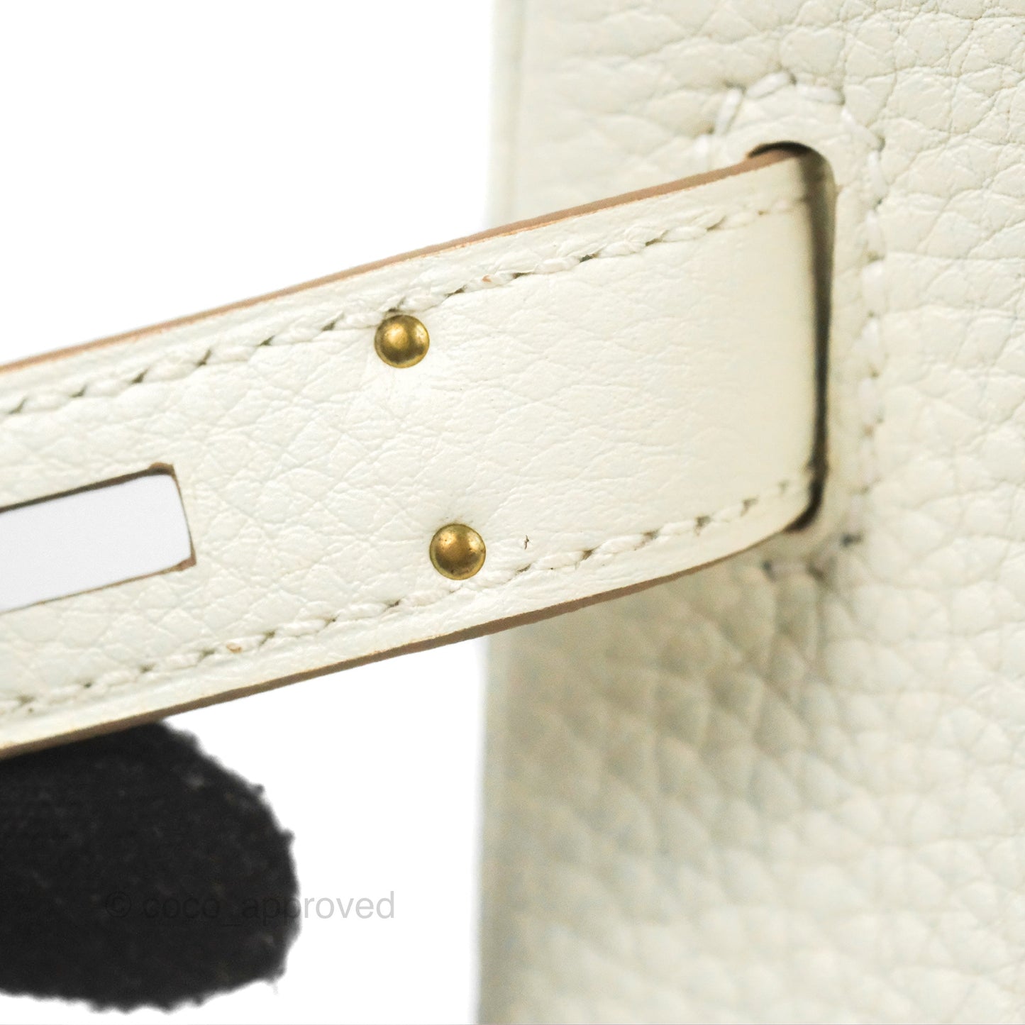 Hermès Retourne Birkin 30 Mushroom Togo Palladium Hardware
