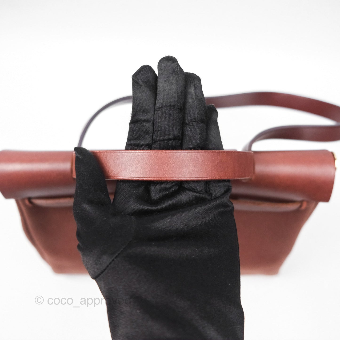 Hermès Herbag Zip 31 Rouge H Gold Hardware