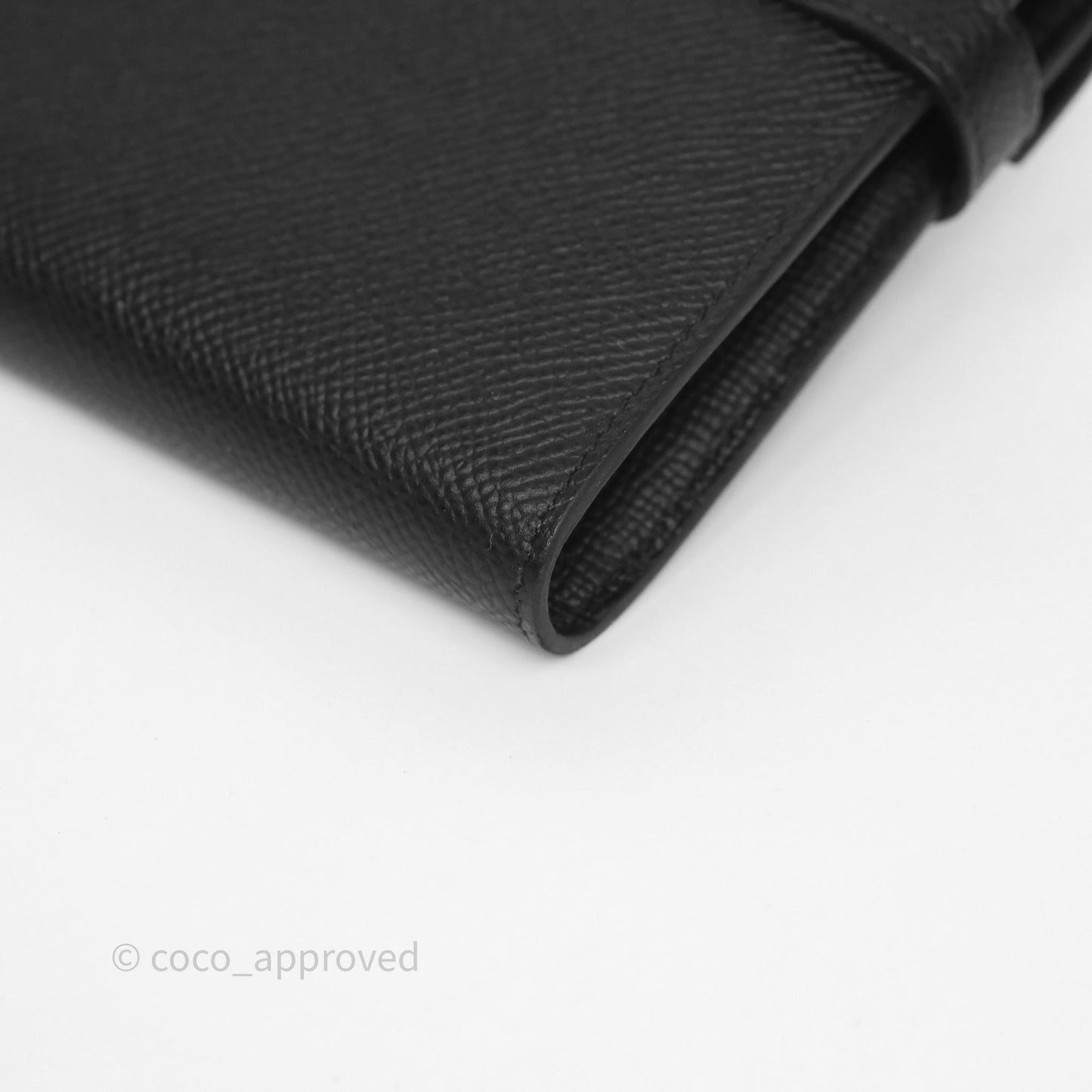 Hermès Kelly Wallet Black Noir 89 Epsom Gold Hardware