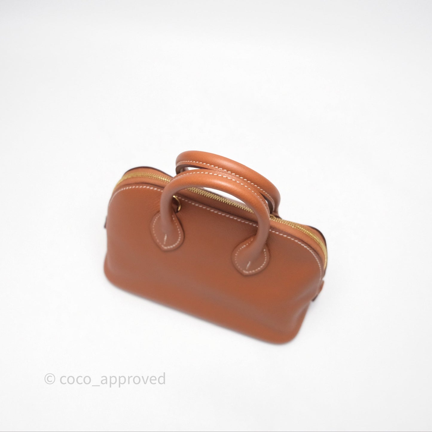 Hermès Bolide Mini 1923 Gold 37 Evercolor Gold Hardware