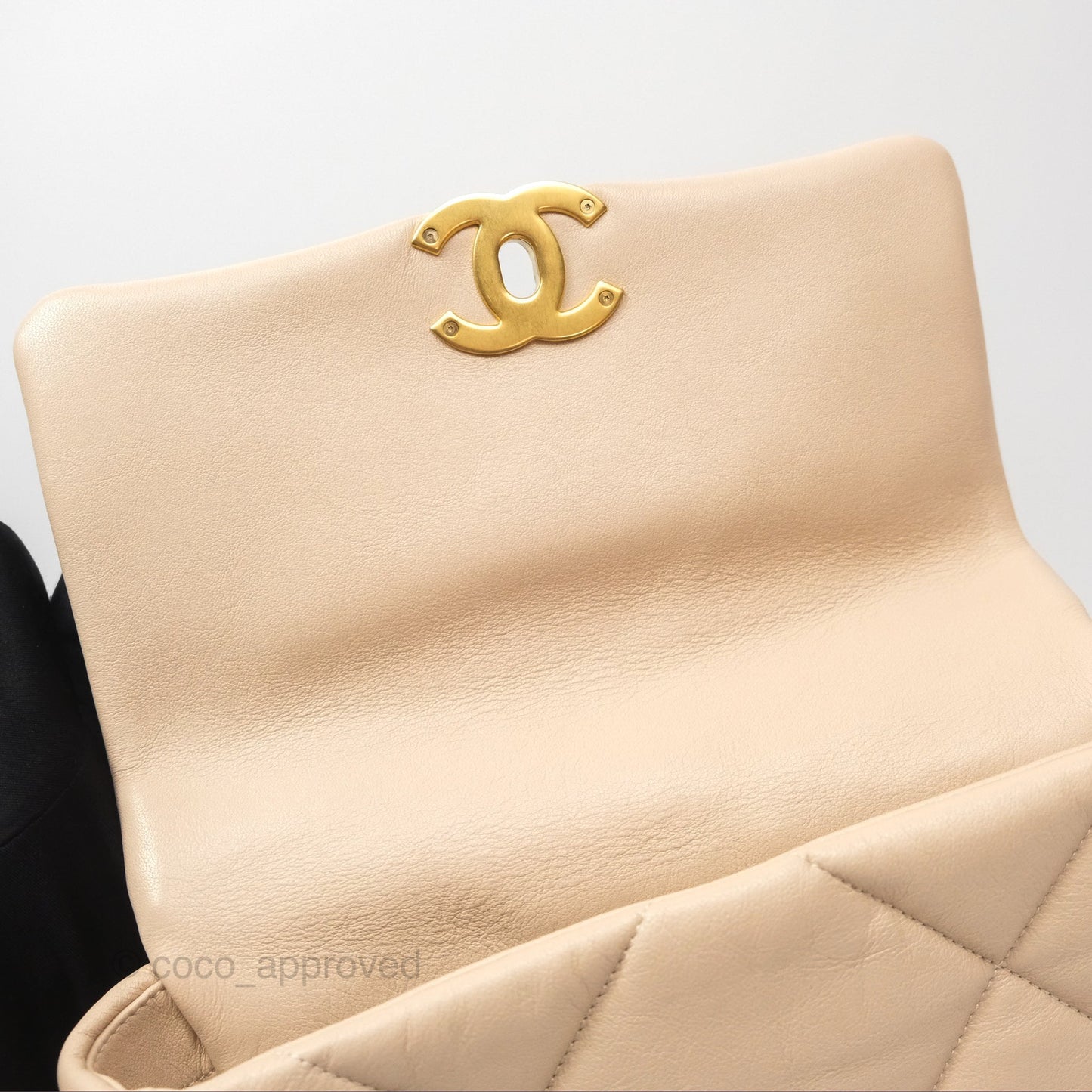 Chanel 19 Small Beige Mixed Hardware