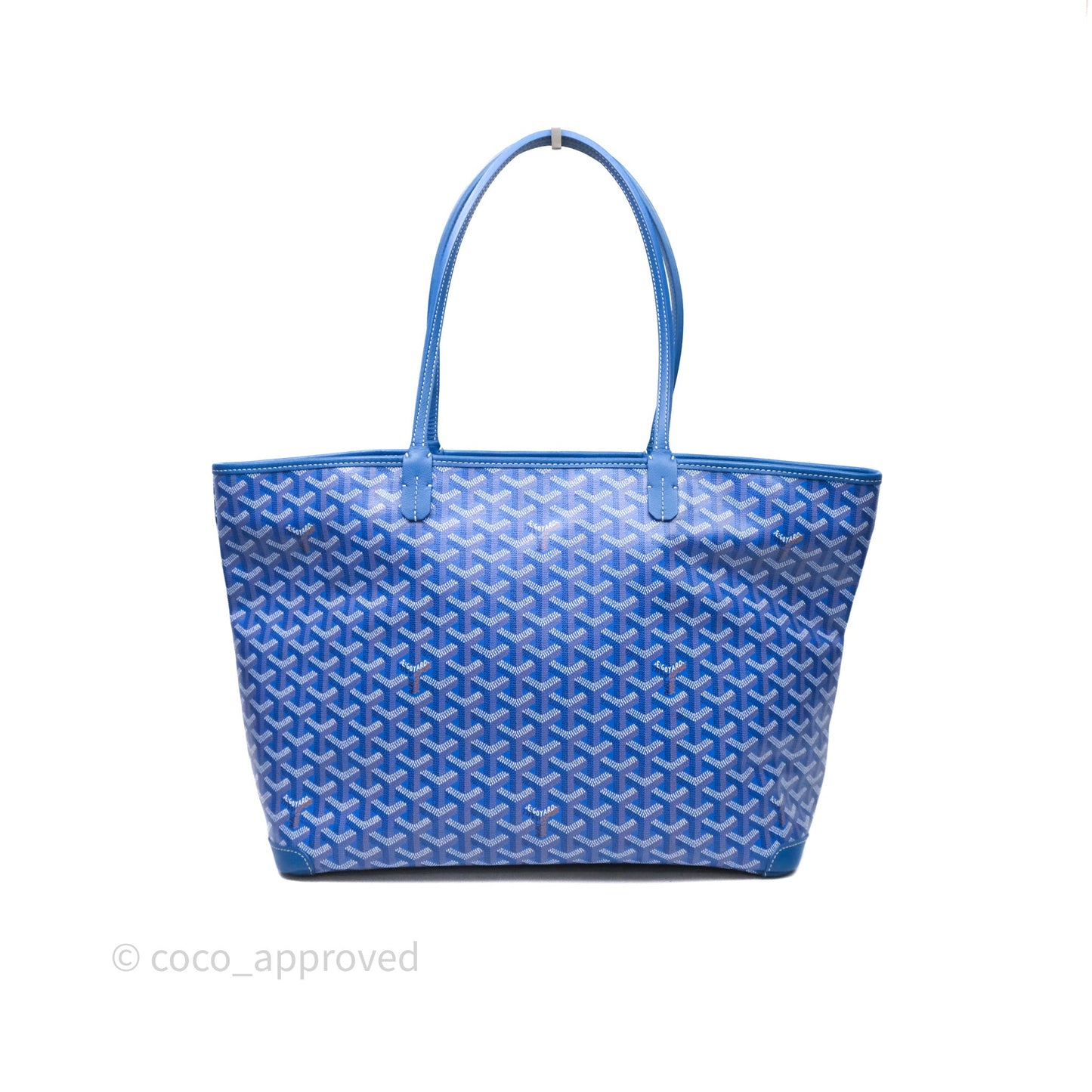 Goyard St Artois Tote MM ⁣⁣⁣⁣⁣⁣⁣⁣⁣⁣⁣⁣⁣⁣⁣⁣⁣⁣⁣⁣Blue Canvas