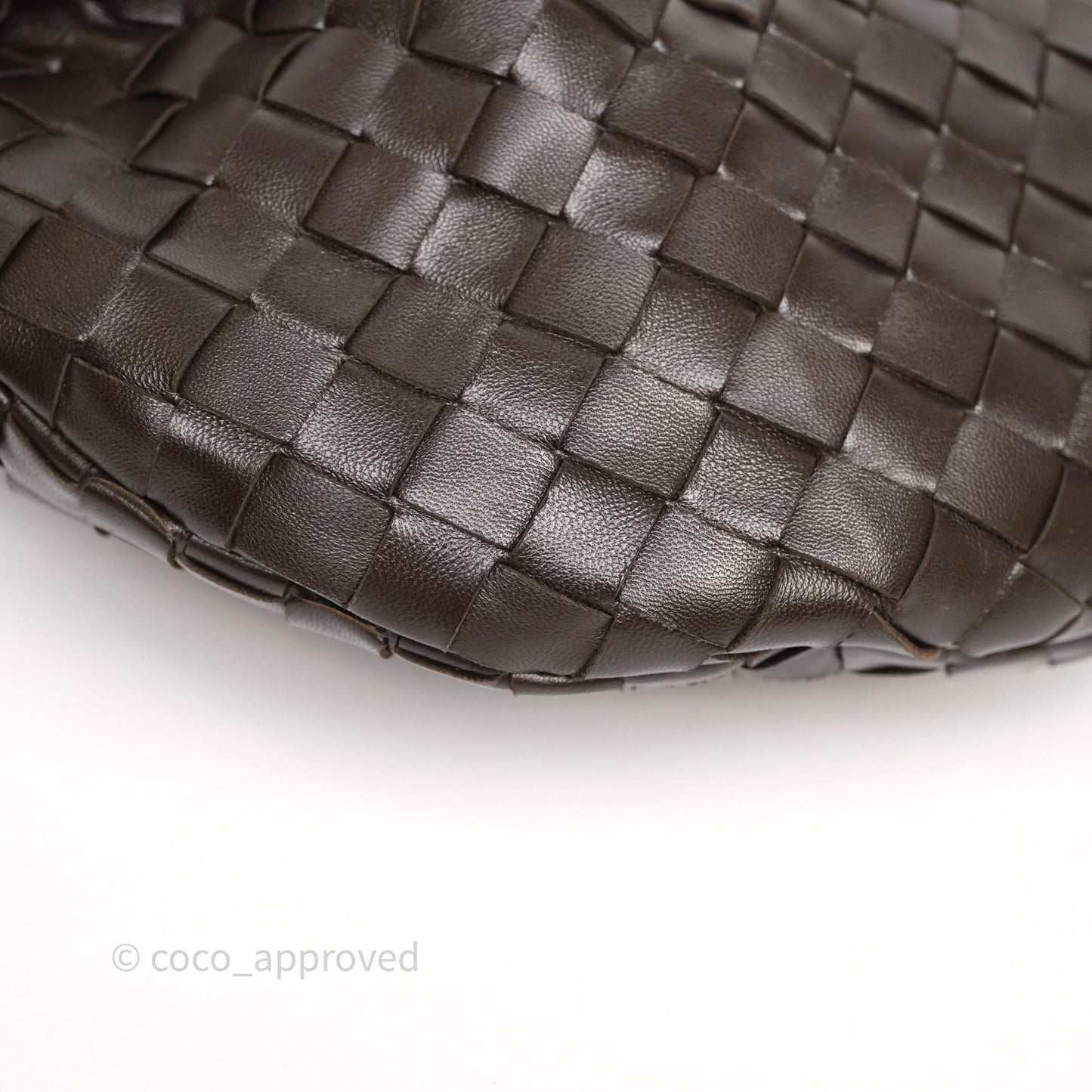 Bottega Veneta Teen Jodie Brown Intrecciato Lambskin