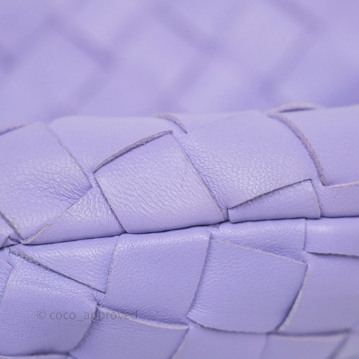 Bottega Veneta Teen Jodie Purple Intrecciato Lambskin