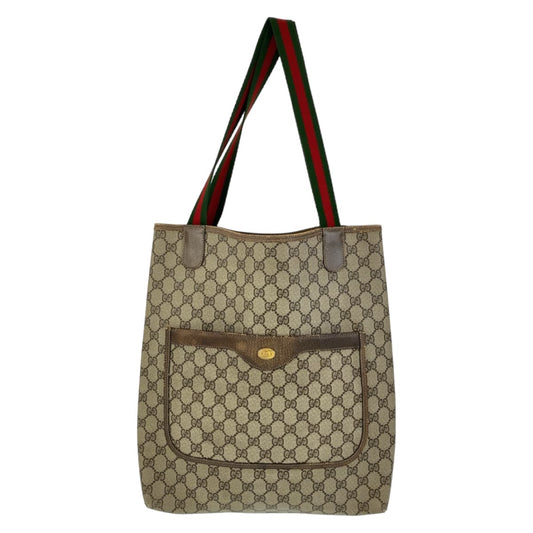 Luxury Gucci Trending 2025 GG Supreme Canvas Old Luxury Gucci Trending 2025 Shoulder Tote Bag