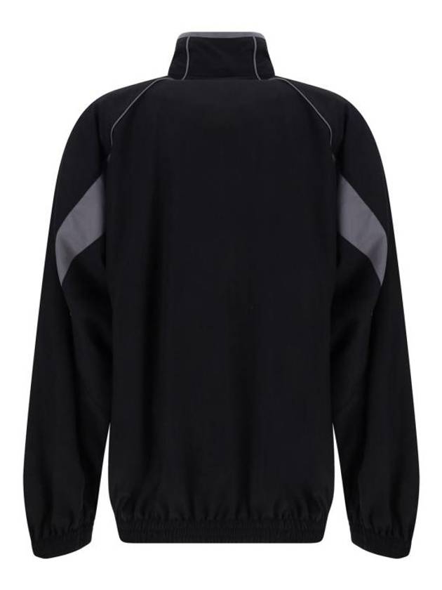 Luxury Balenciaga 3B Sports Icon Medium Fit Track Jacket Black