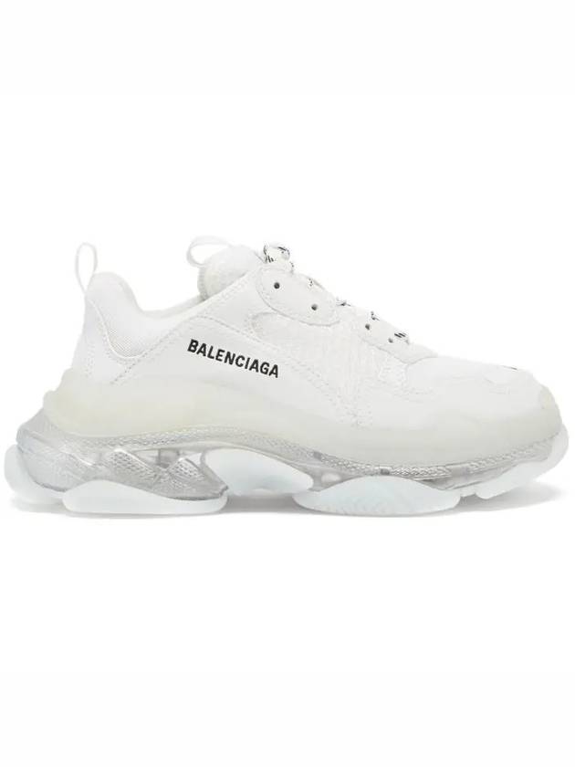 Luxury Balenciaga Triple S Low Top Sneakers White Iridescent