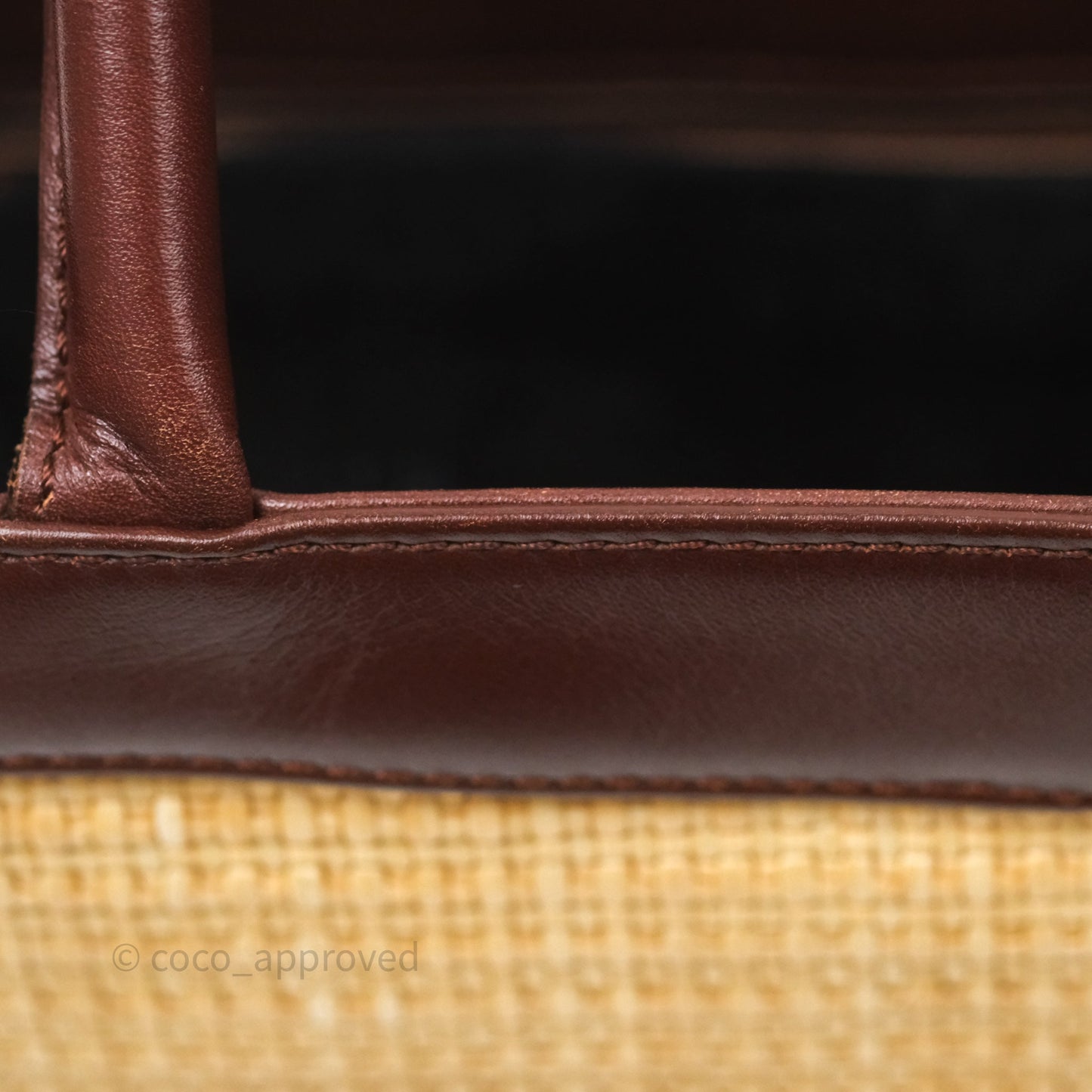 Chanel Vintage Rattan Tote Bag