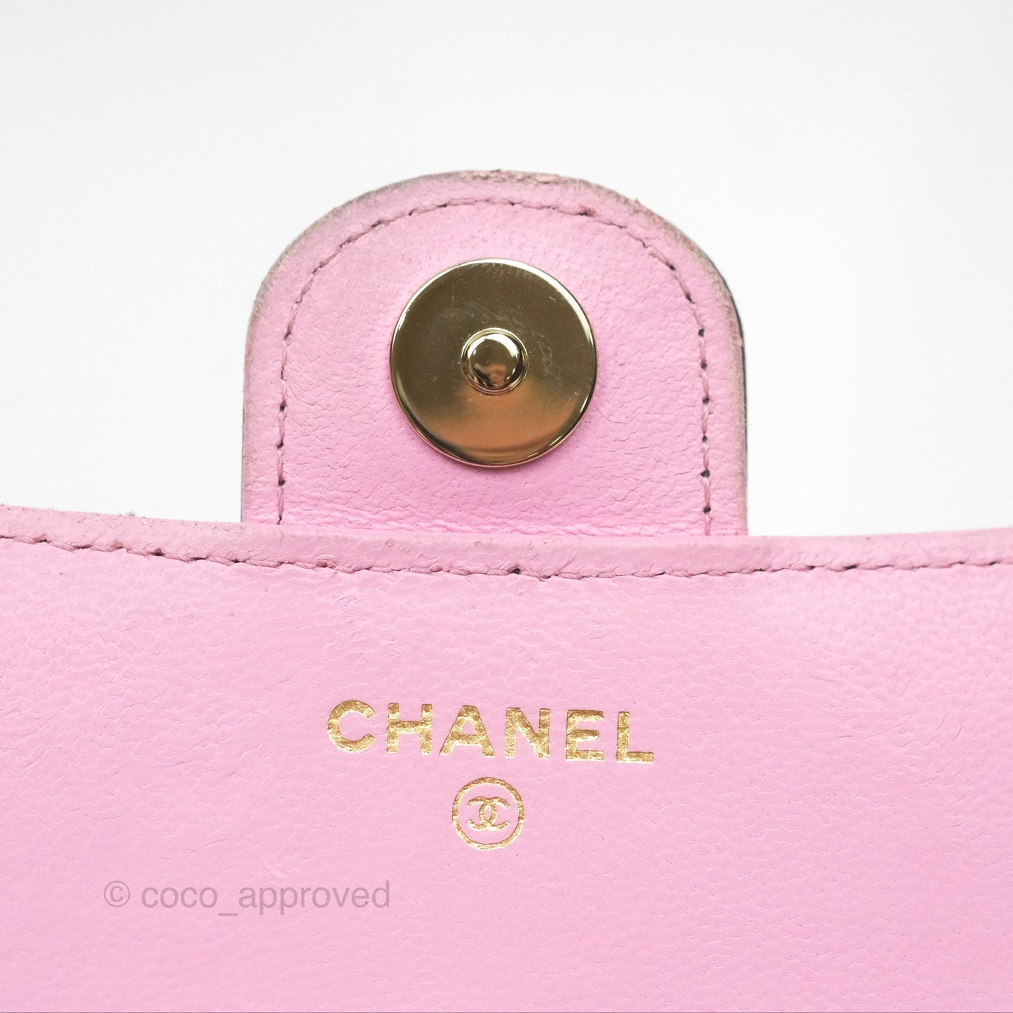 Chanel Top Handle Mini WOC Phone Holder Black/Pink Lambskin Gold Hardware 23P