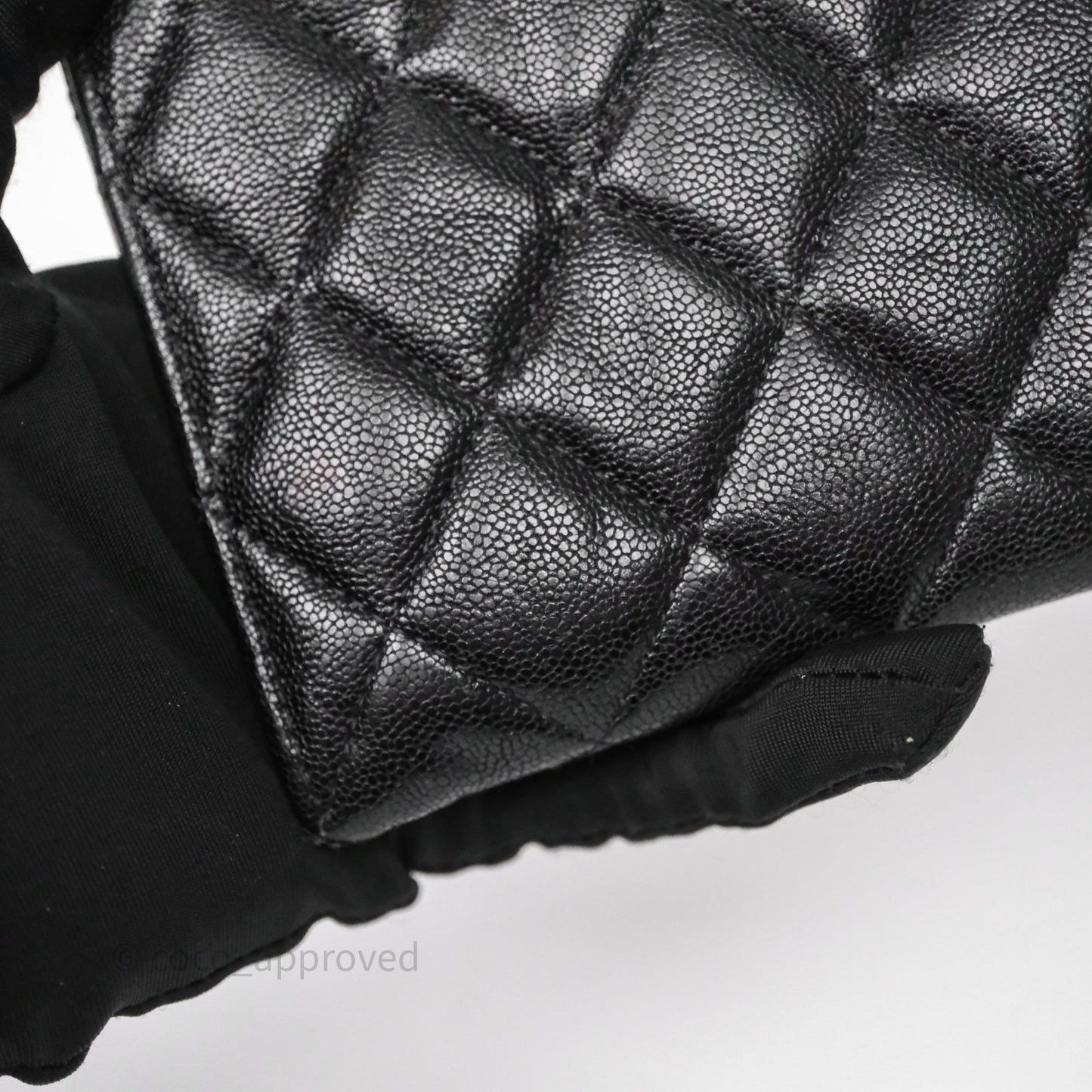 Chanel Boy Zip Long Wallet Black Caviar Gold Hardware