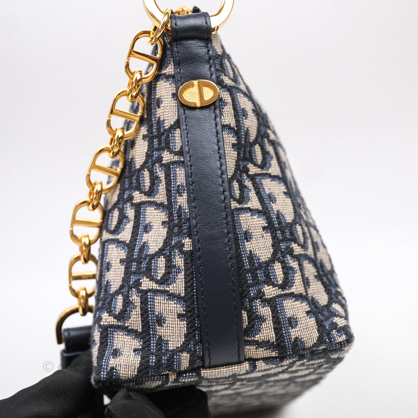 Christian Dior Oblique Star Chain Hobo Bag
