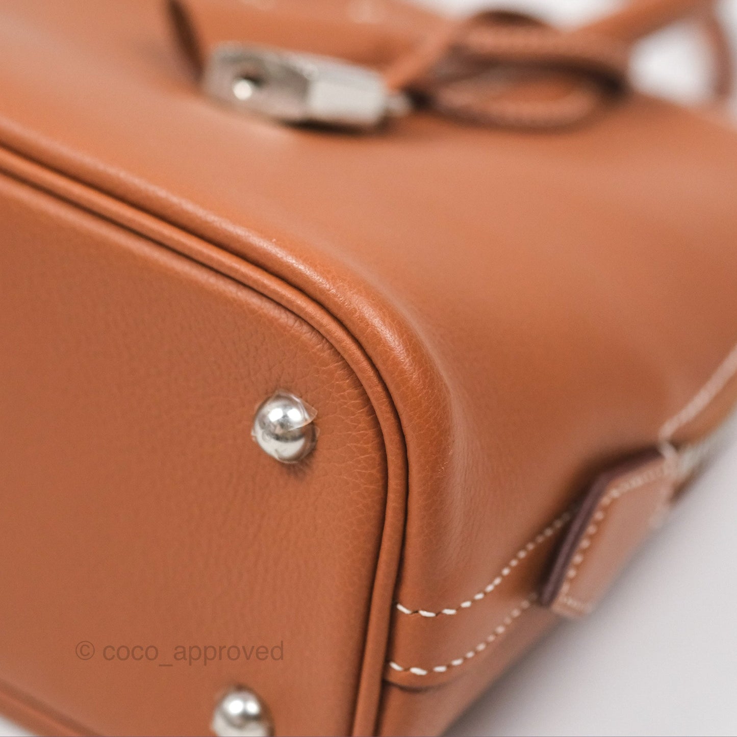 Hermès Bolide 1923 25 Gold 37 Evercolor Palladium Hardware