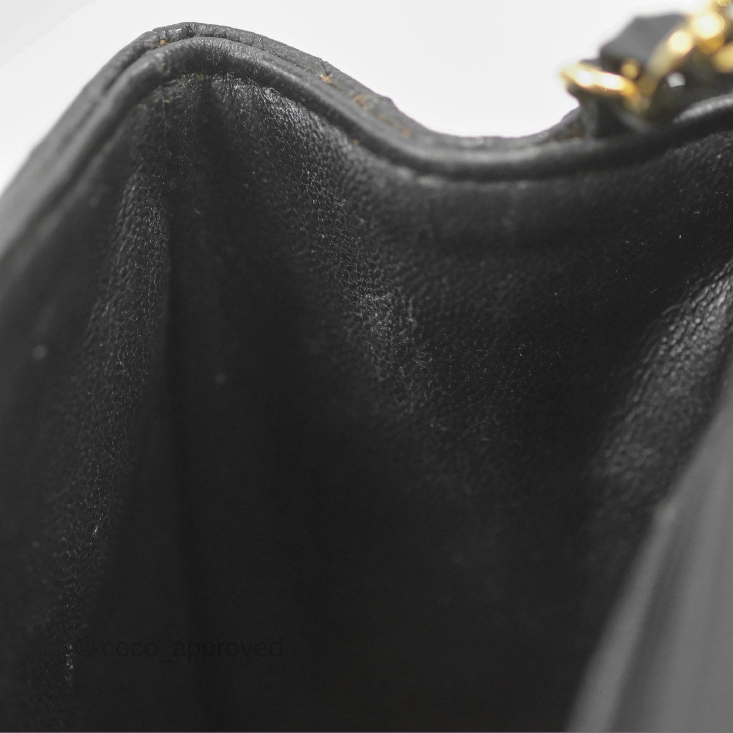 Chanel Mini Square Flap Quilted Black Caviar Gold Hardware