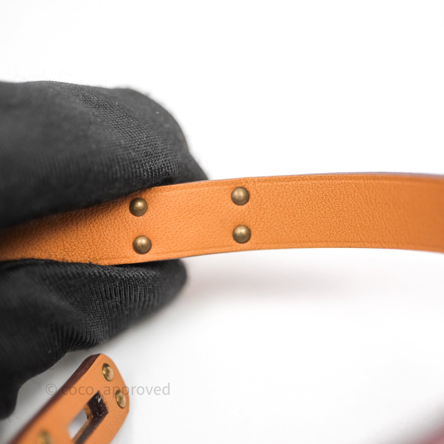 Hermès Kelly Double Tour Bracelet Rose Swift Rose Gold Hardware