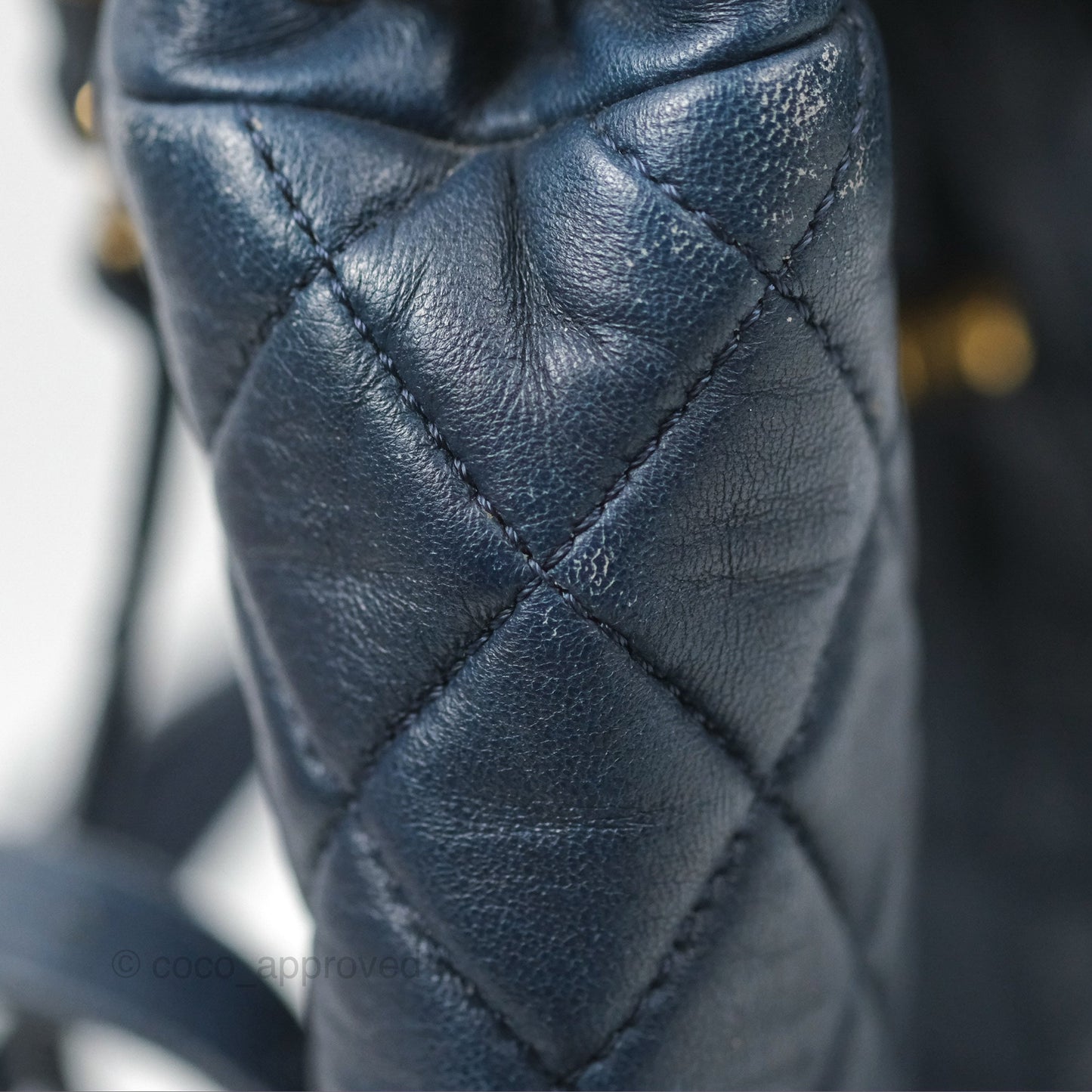 Chanel Mini Navy Calfskin Urban Spirit Backpack ⁣⁣⁣⁣⁣⁣⁣⁣⁣⁣⁣⁣⁣⁣Gold Hardware