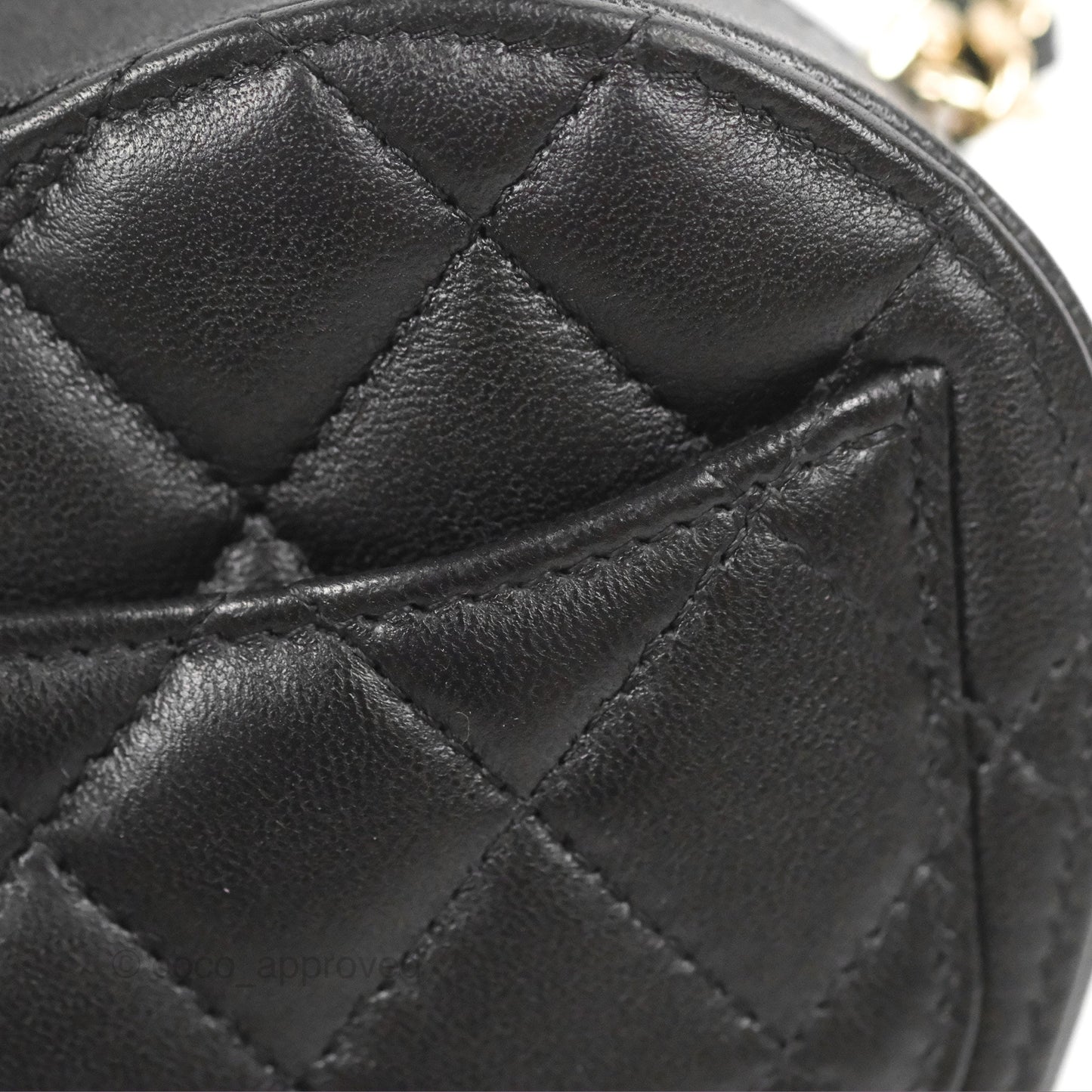Chanel Small Heart Bag Black Lambskin Gold Hardware 22S