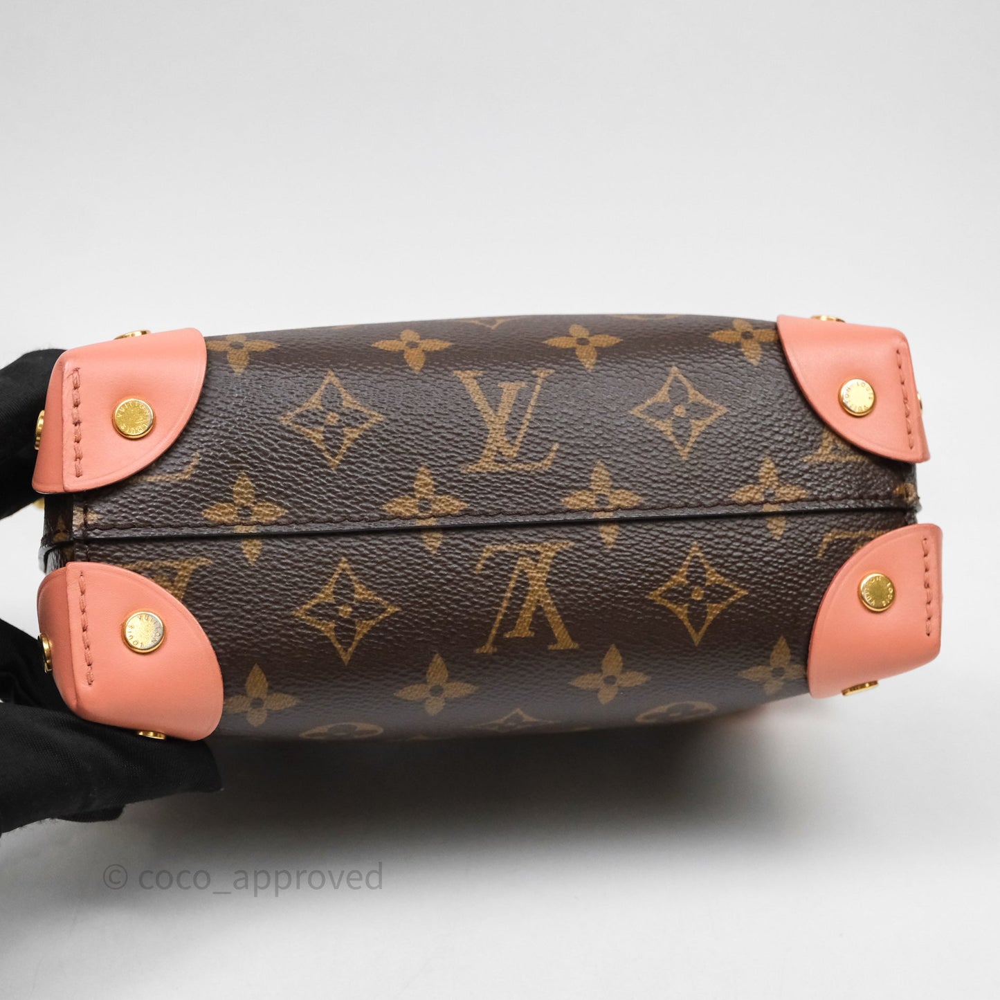 Louis Vuitton Petite Malle Souple Pink Monogram Canvas