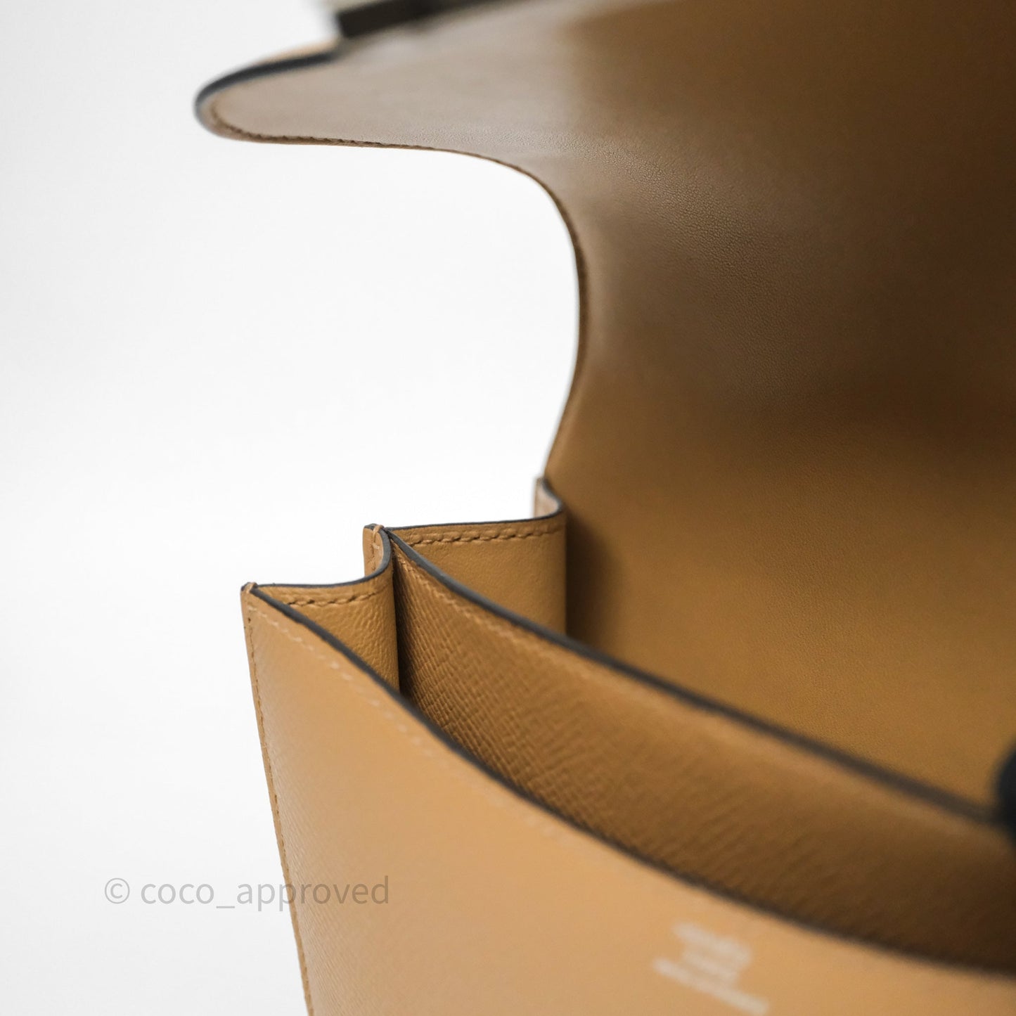 Hermès Constance Mini 18cm Chai 0M Epsom Palladium Hardware