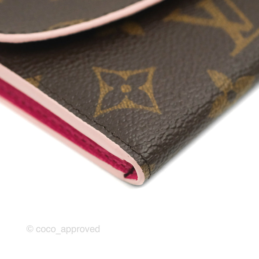Louis Vuitton Monogram Bloom Flower Emilie Wallet