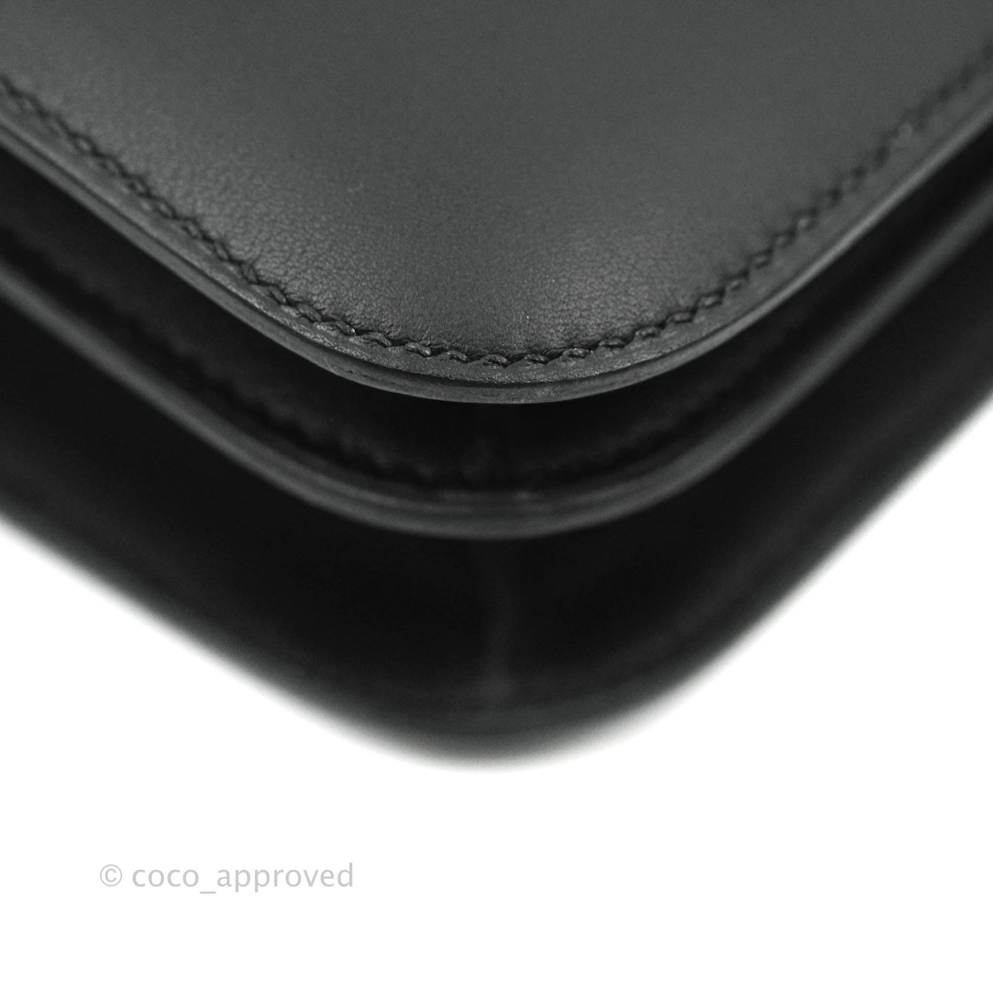 Hermès Constance Mini 18cm Black Swift Marble Lock