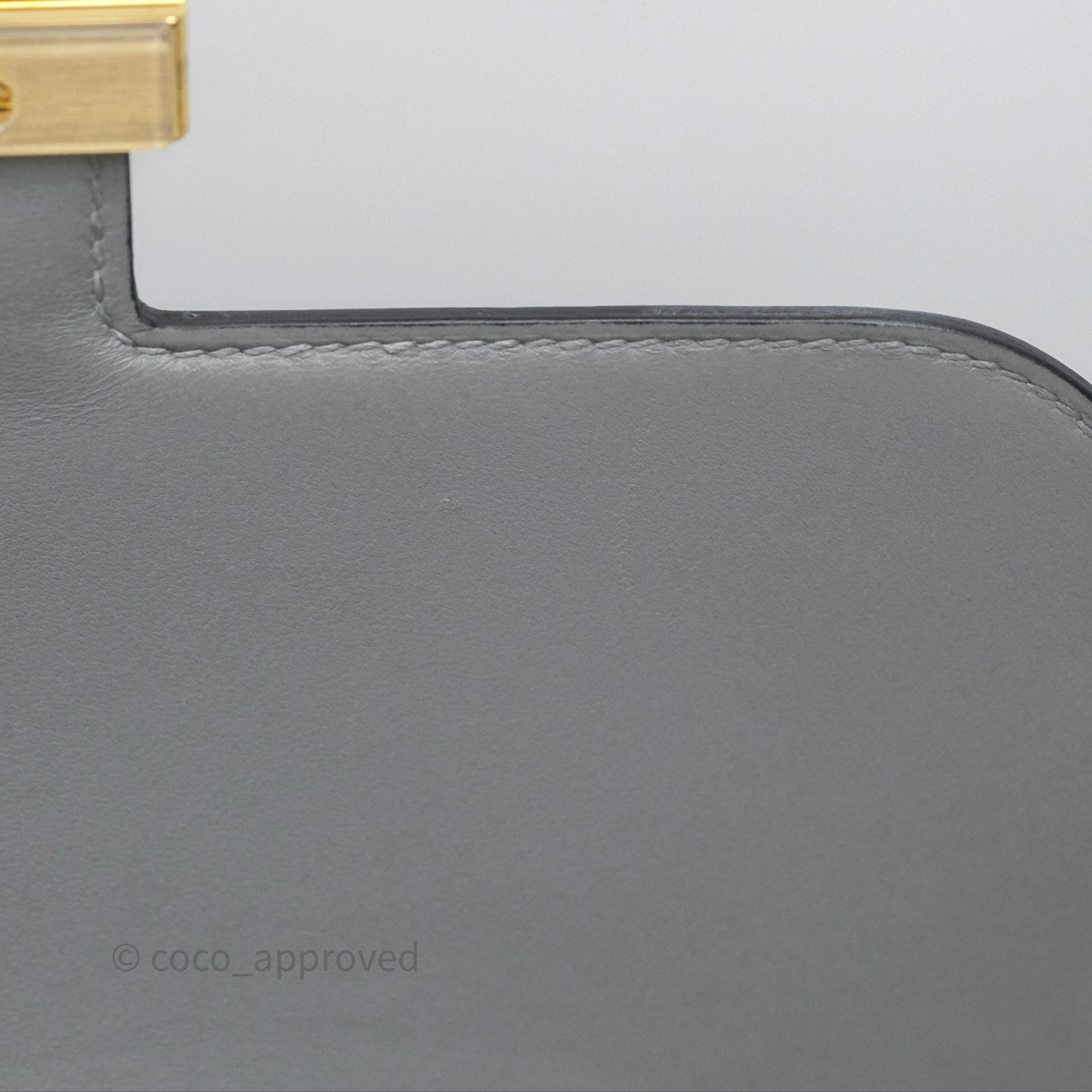 Hermès Constance 24 Gris Mouette 4Z Epsom Gold Hardware