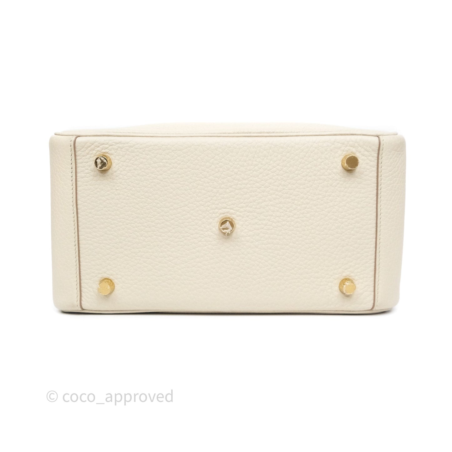 Hermès Lindy 26 Beton 8L Clemence Gold Hardware