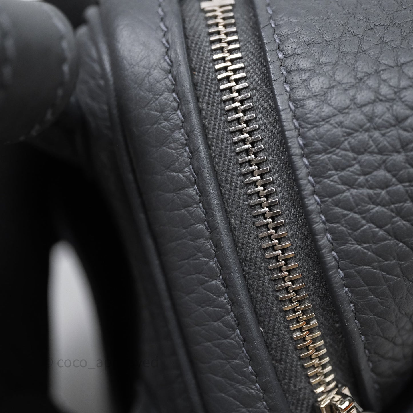 Hermès Mini Lindy II 85 Ardoise Clemence Palladium Hardware
