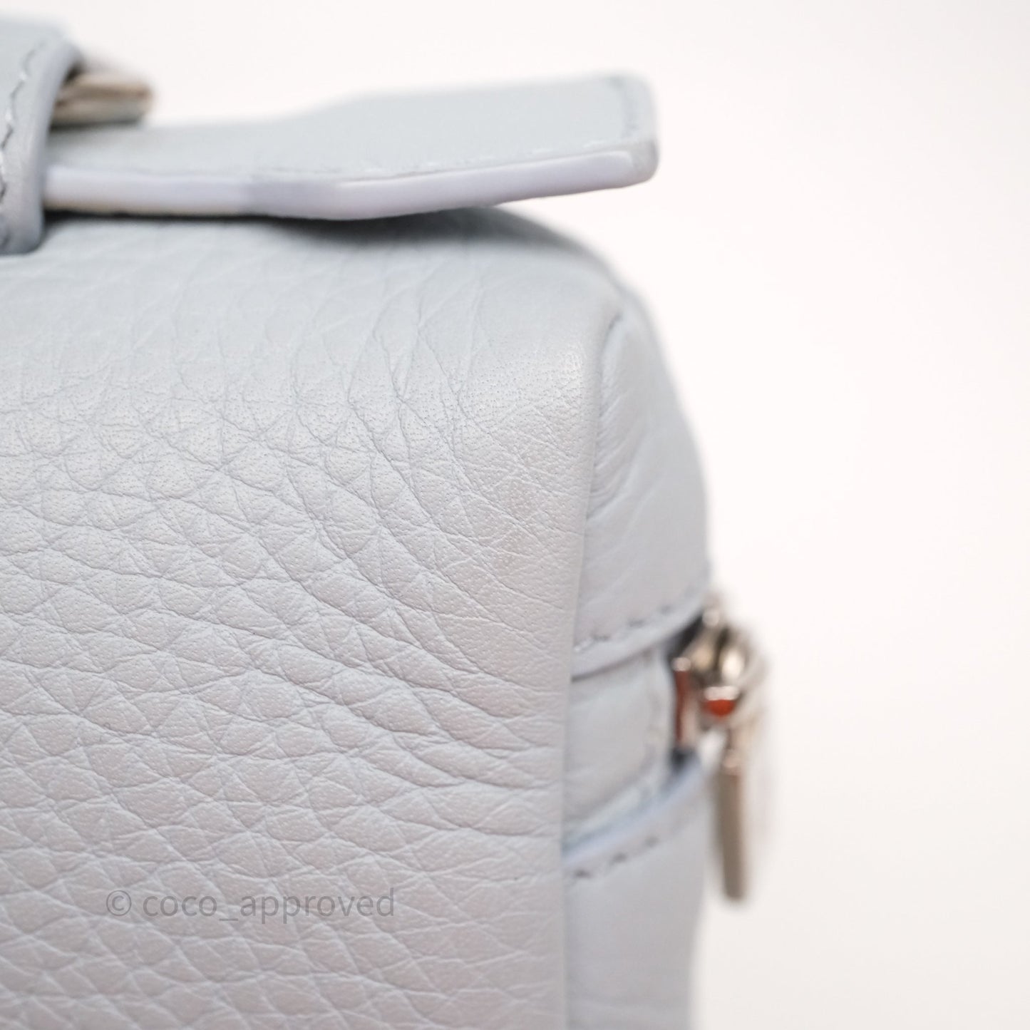 Loro Piana Extra Pocket L19 Light Blue Grained Calfskin