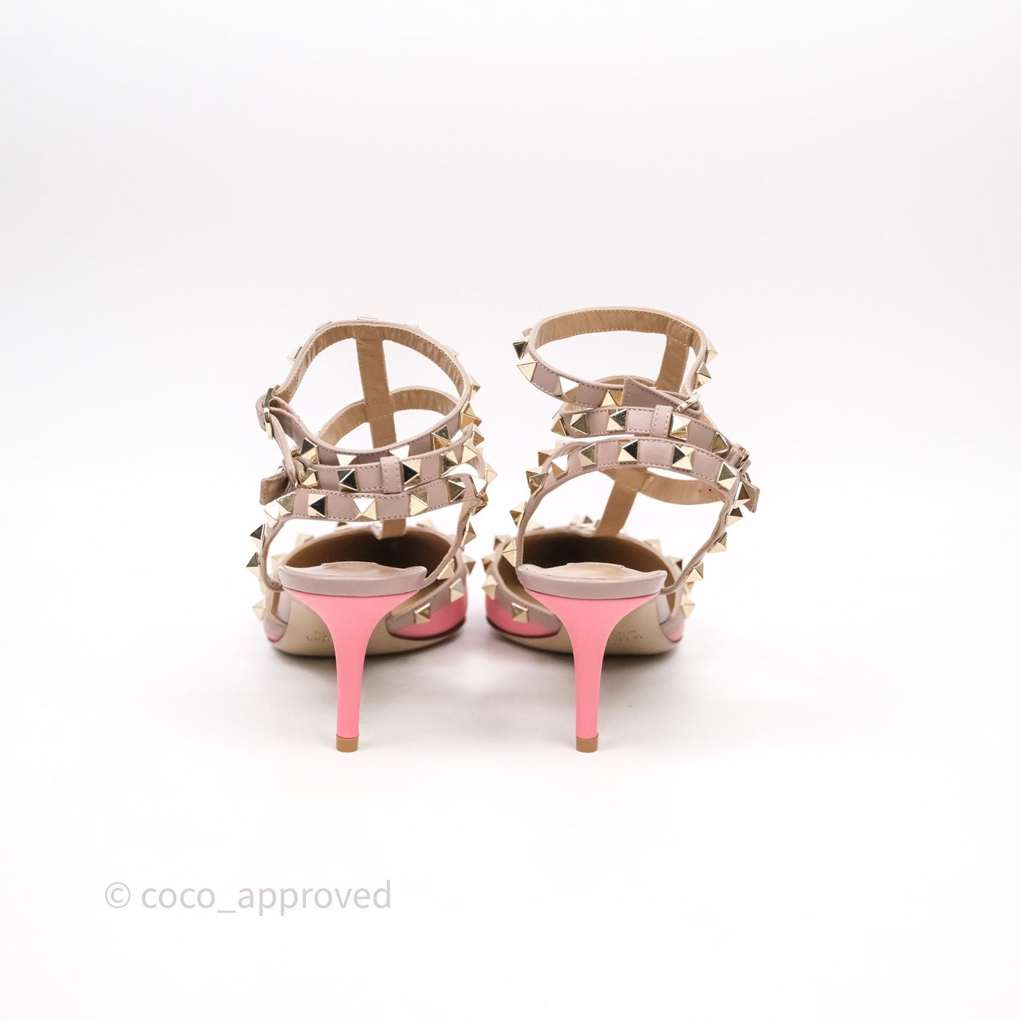 Valentino Garavani Rockstud Caged Pumps Purple Pink Size 39
