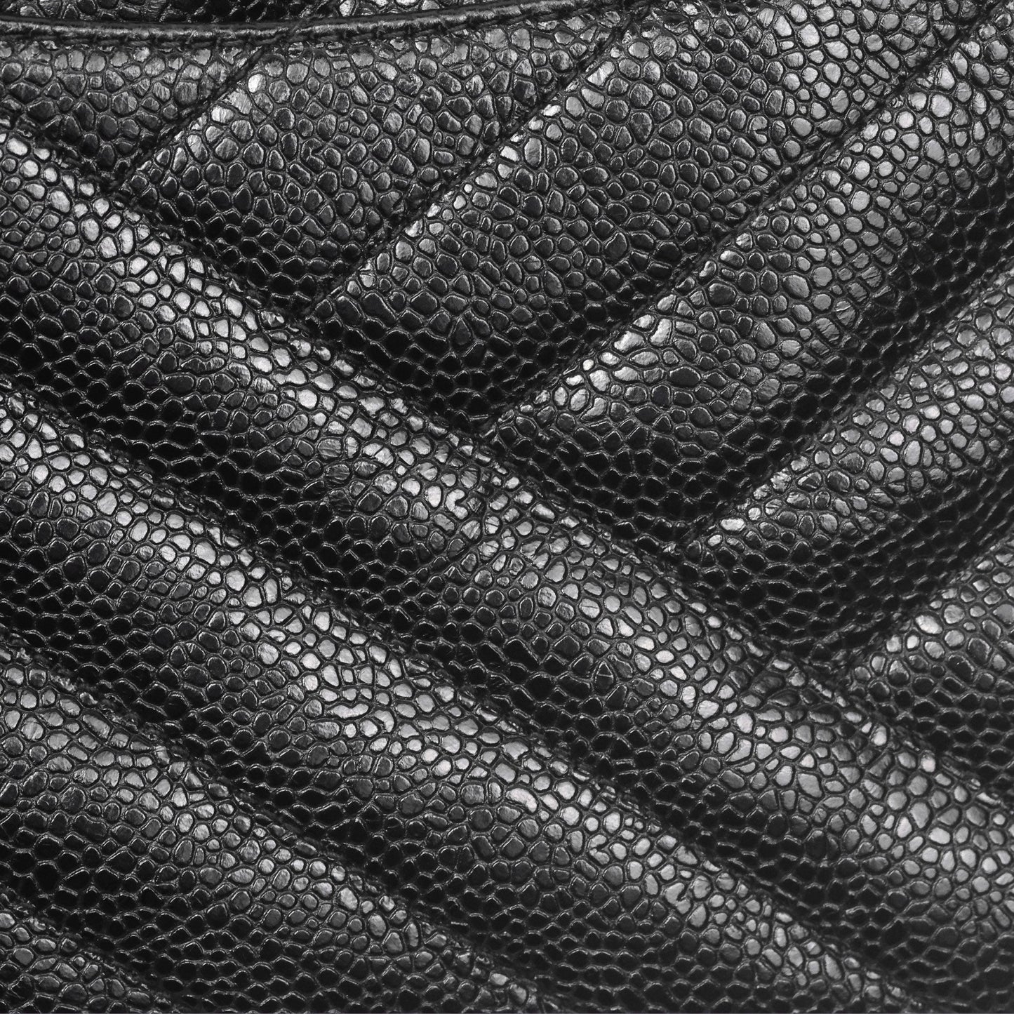Chanel Vintage Small Camera Bag Black Caviar Gold Hardware