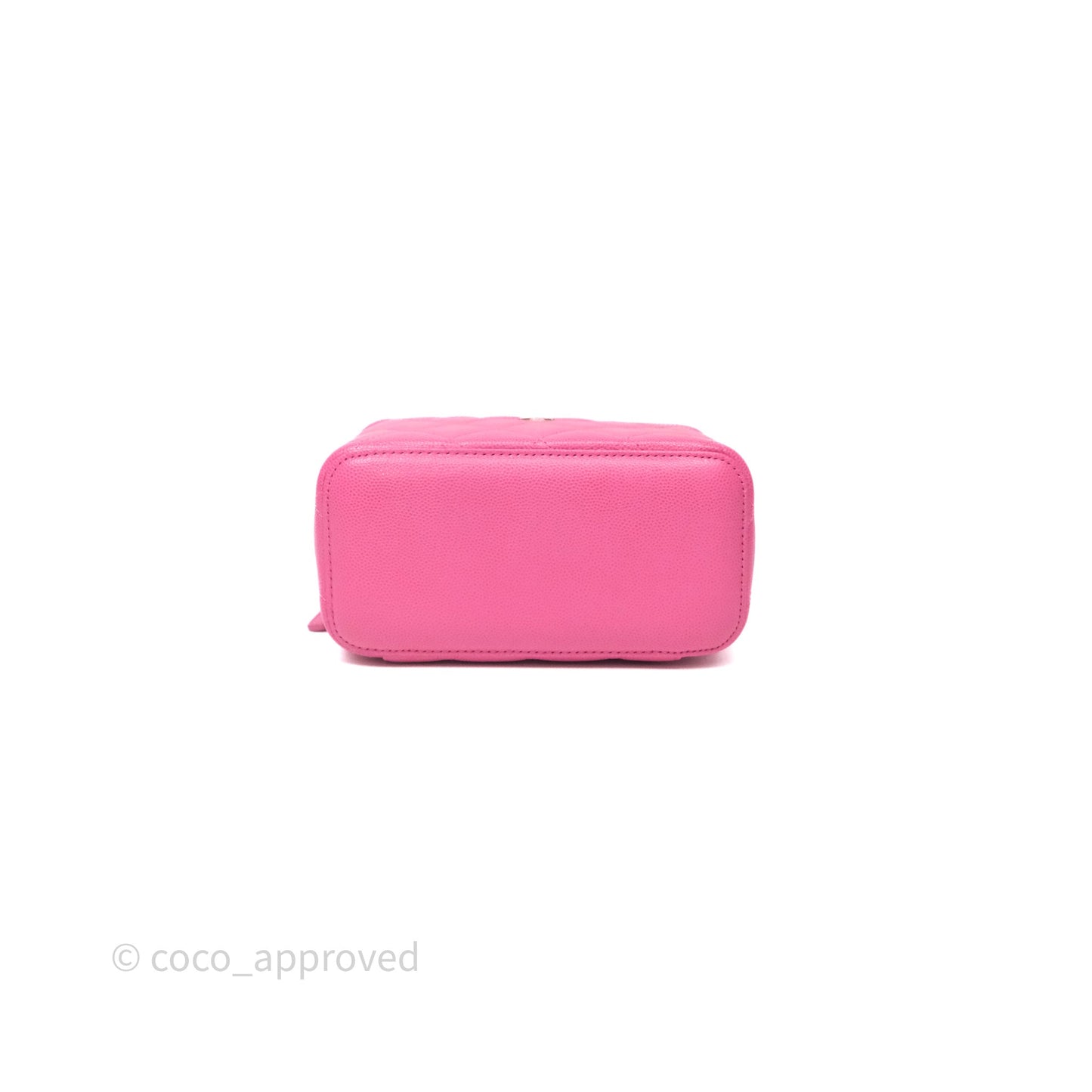 Chanel Classic Vanity With Chain Pink Caviar Gold Hardware