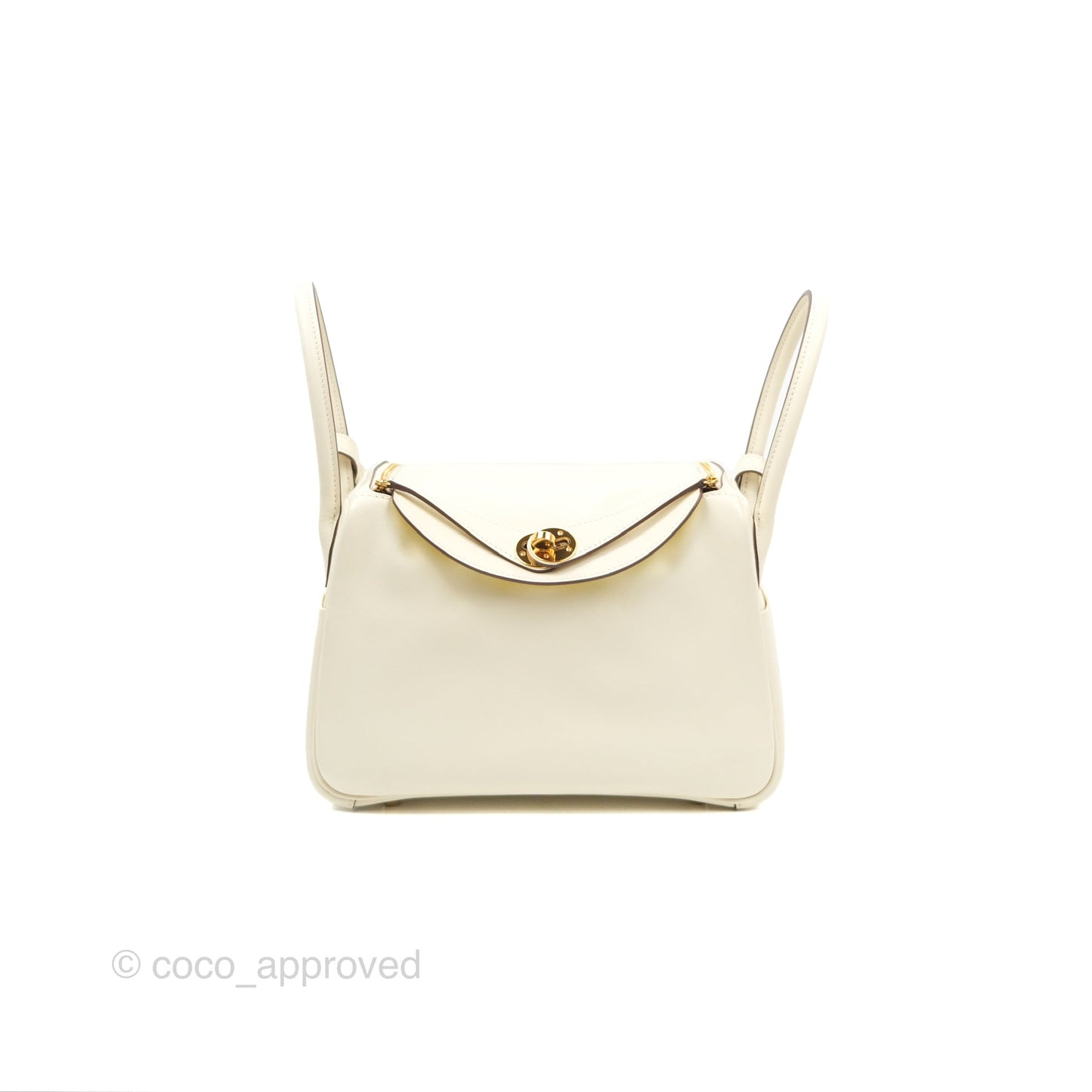 Hermès Lindy 26 Nata/Lime Swift Gold Hardware