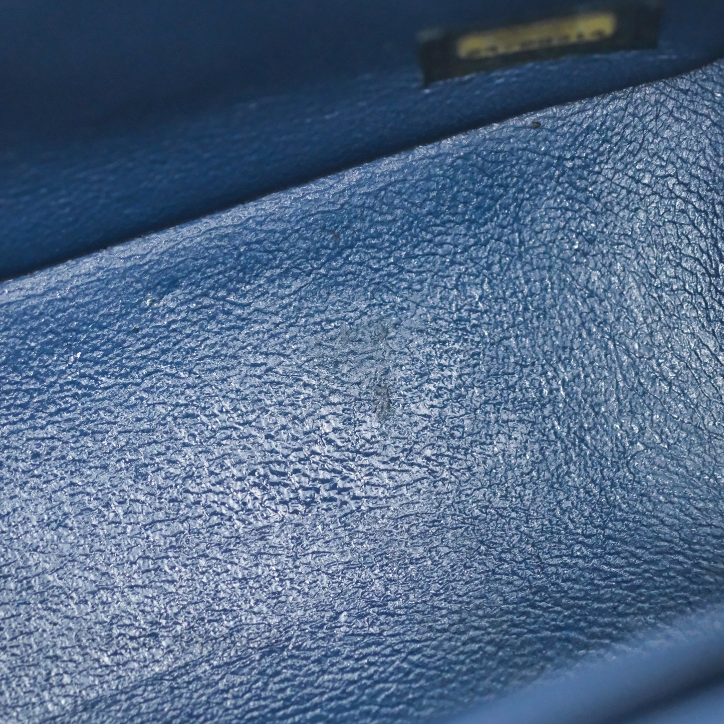 Chanel Mini Square Flap Quilted Navy Caviar Silver Hardware