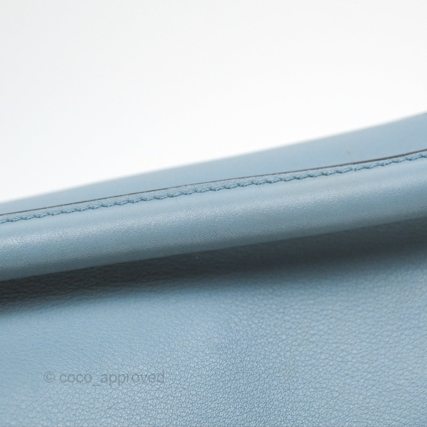 Loewe Small Puzzle Bag Stone Blue Calfskin
