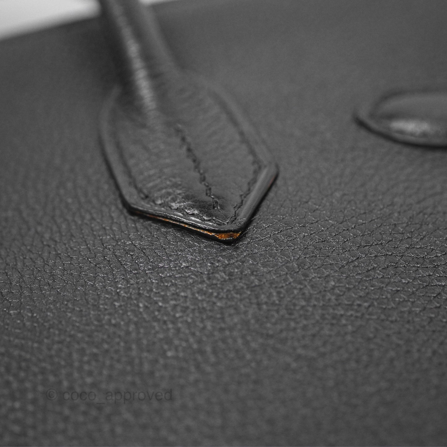 Hermès Birkin 30 Retourne Black Noir 89 Togo Palladium Hardware