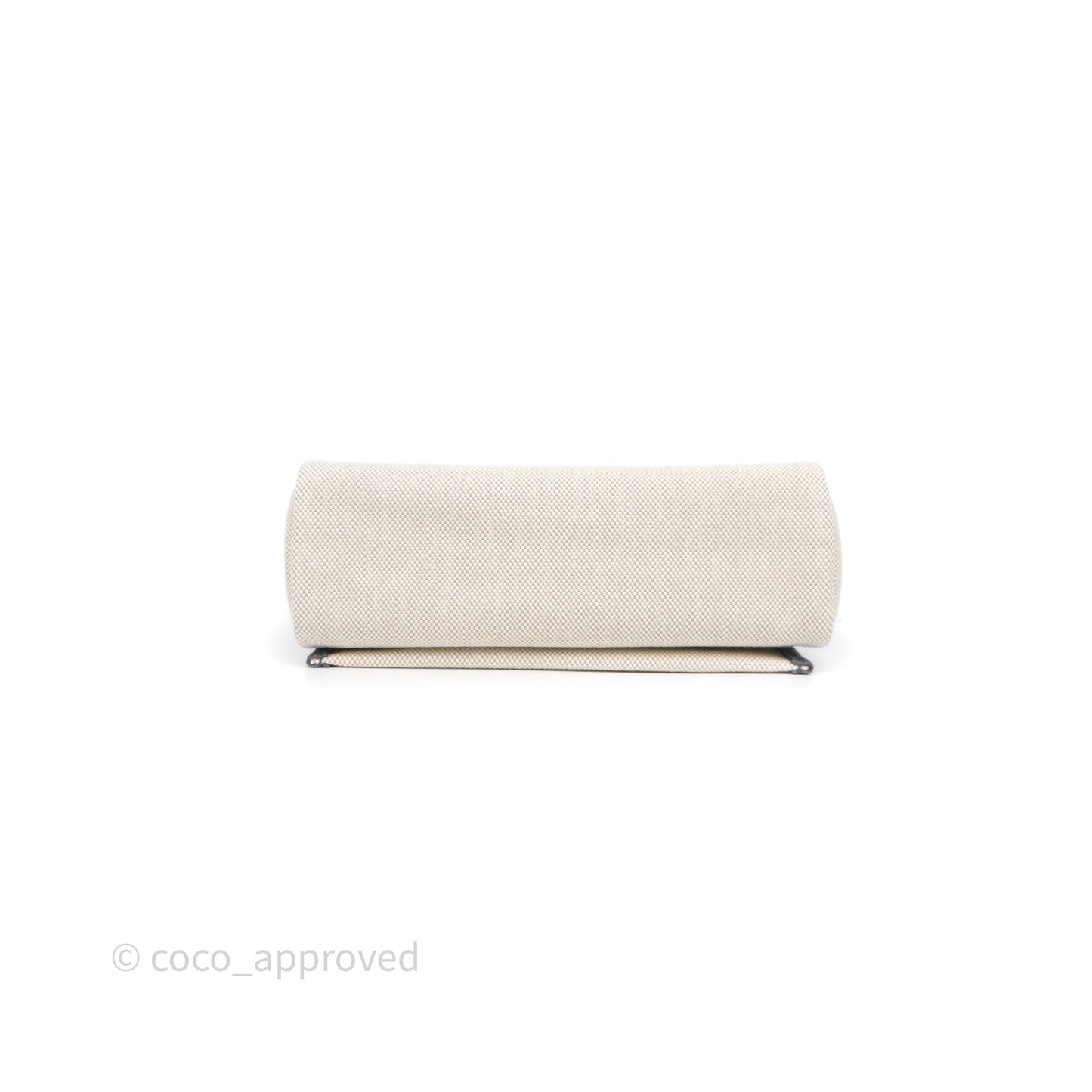 Hermès Zip 20 Mini Herbag Ecru-Bleu Glacier8U/Ardoise85 Canvas Palladium Hardware