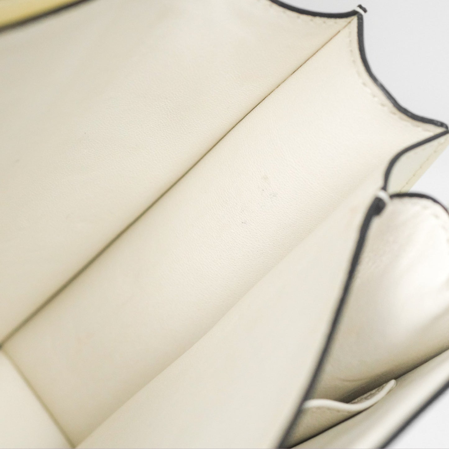 Celine Medium Classic Box Flap White Patent Gold Hardware