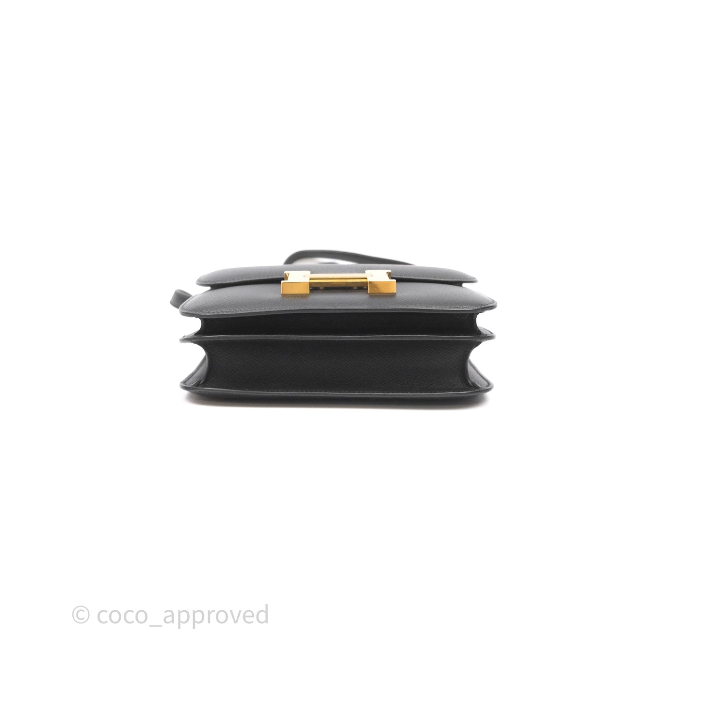 Hermès Constance Mini 18cm Black Epsom Gold Hardware