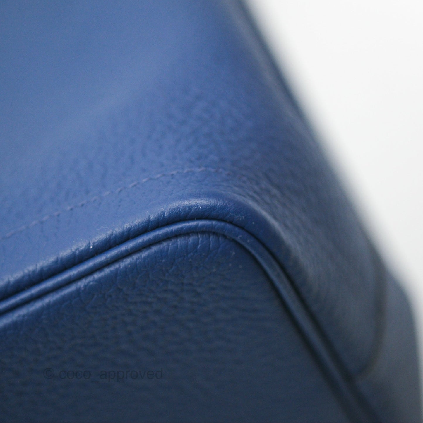 Hermès Garden Pouch 36 Bleu Saphir/ Bordeaux/ Bleu Marine